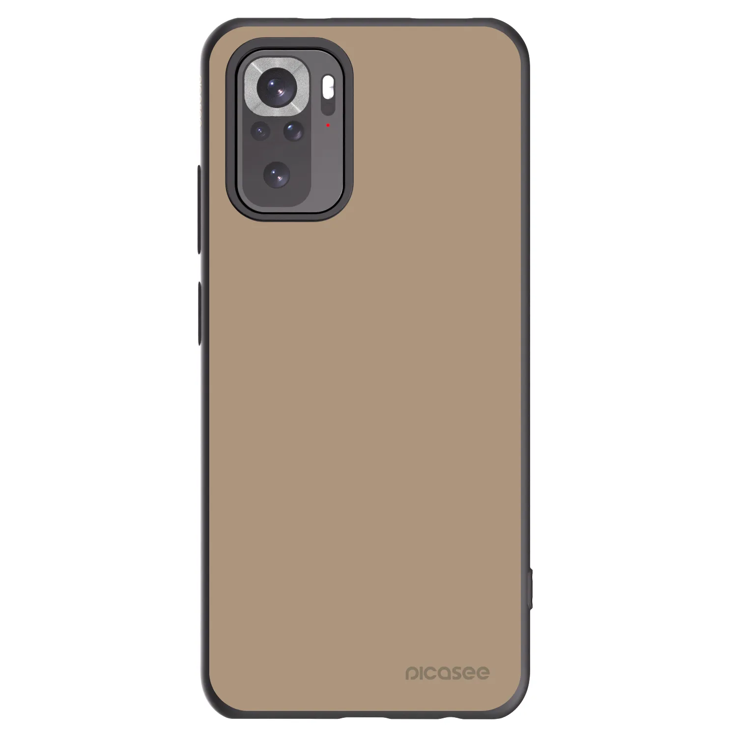 Picasee husă neagră din silicon pentru Xiaomi Redmi Note 10 - Soft Sand