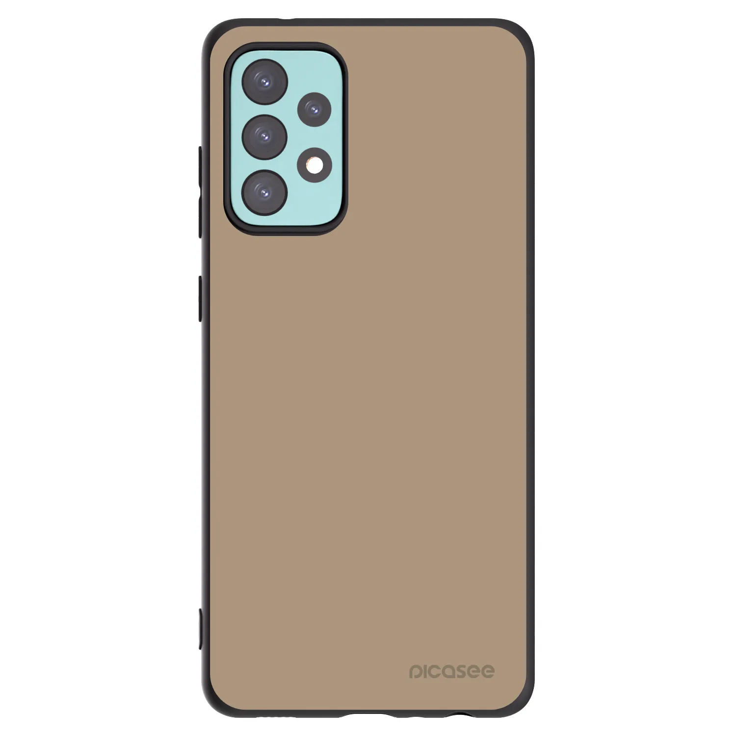 Picasee husă neagră din silicon pentru Samsung Galaxy A72 A725F - Soft Sand