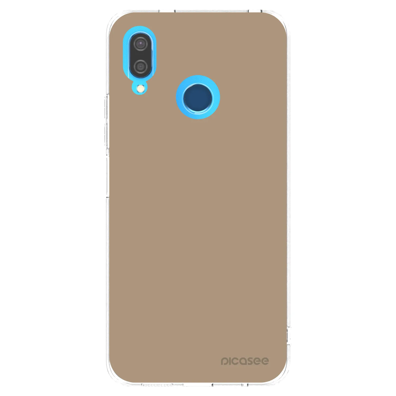 Picasee husă transparentă din silicon pentru Huawei P20 Lite - Soft Sand
