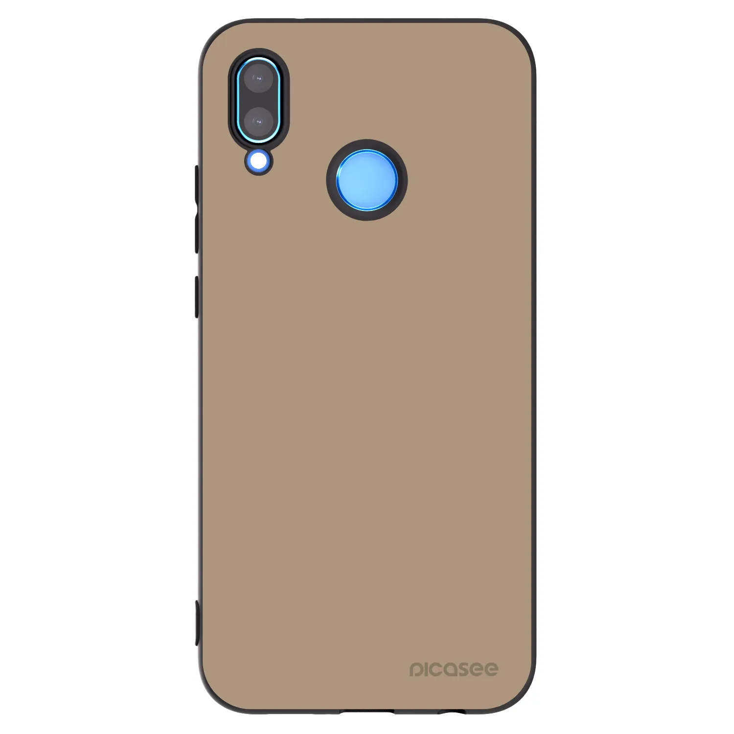 Picasee husă neagră din silicon pentru Huawei P20 Lite - Soft Sand