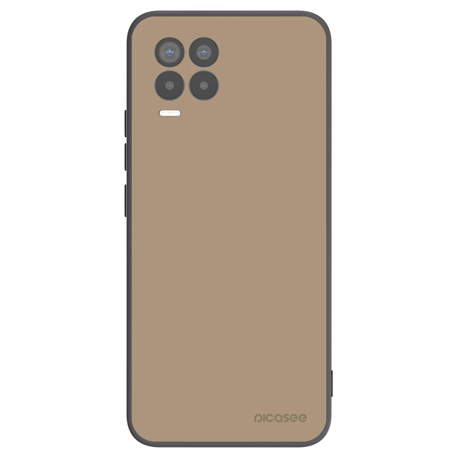 Picasee husă neagră din silicon pentru Realme 8 Pro - Soft Sand
