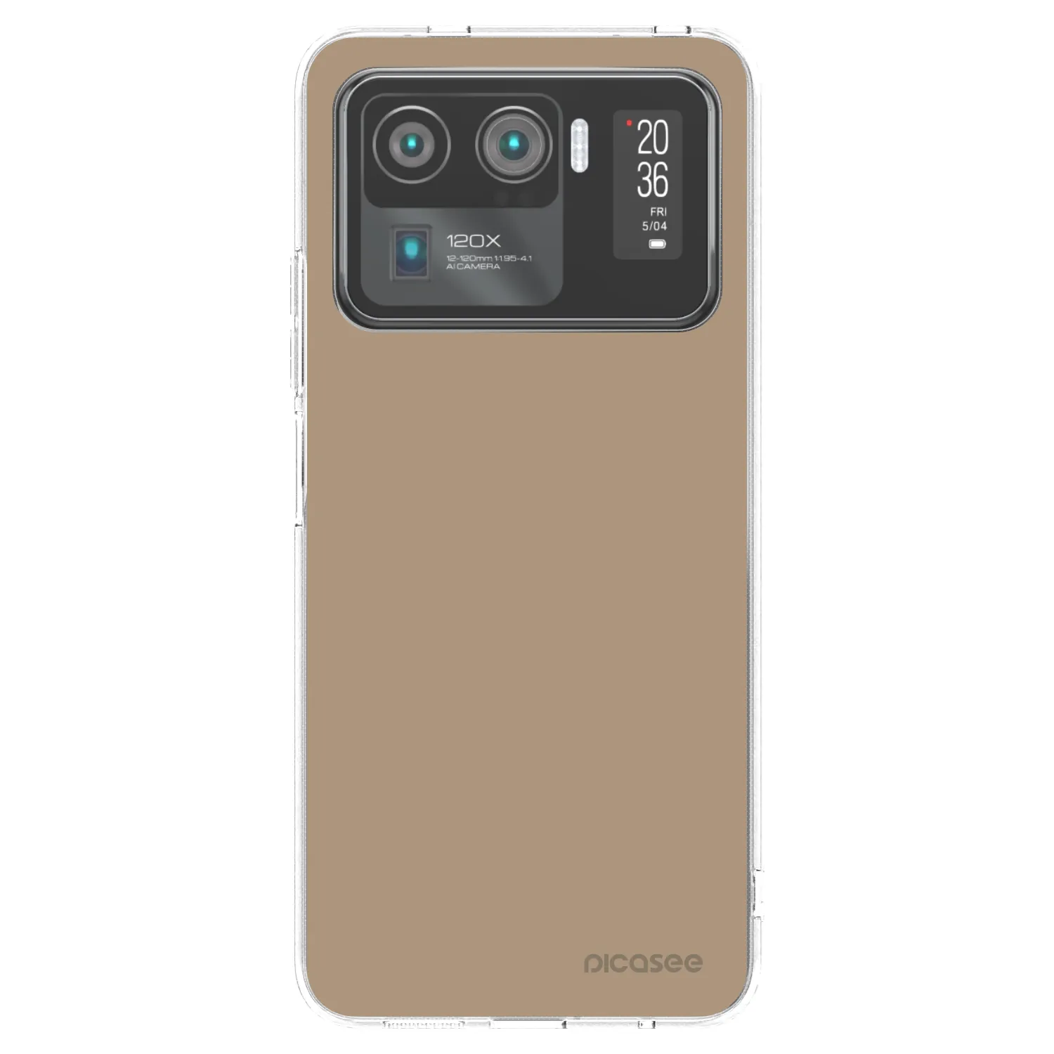 Picasee husă transparentă din silicon pentru Xiaomi Mi 11 Ultra - Soft Sand