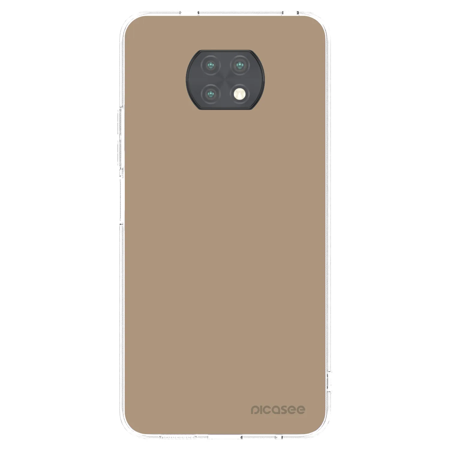 Picasee husă transparentă din silicon pentru Xiaomi Redmi Note 9T - Soft Sand