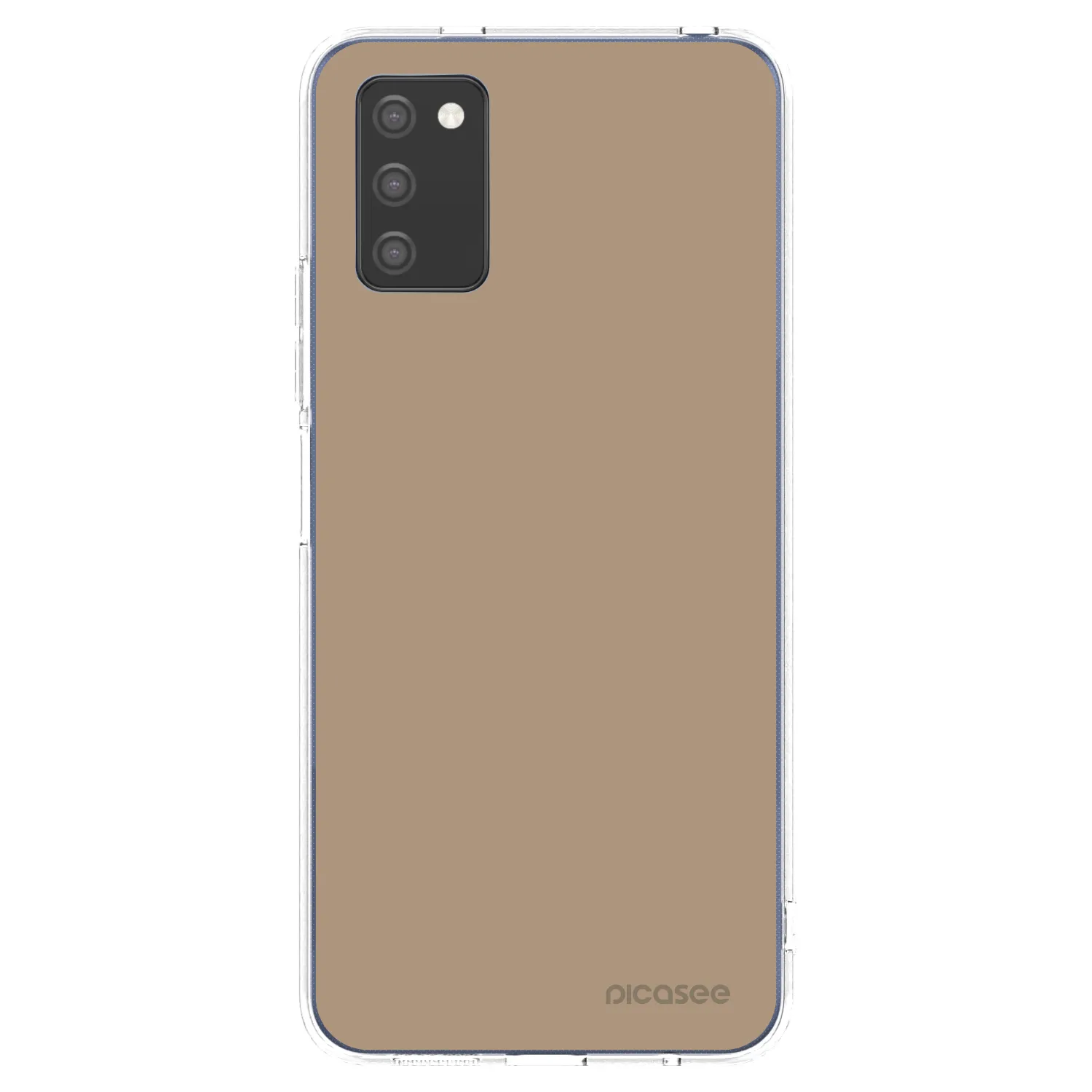 Picasee husă transparentă din silicon pentru Samsung Galaxy A03s A037G - Soft Sand