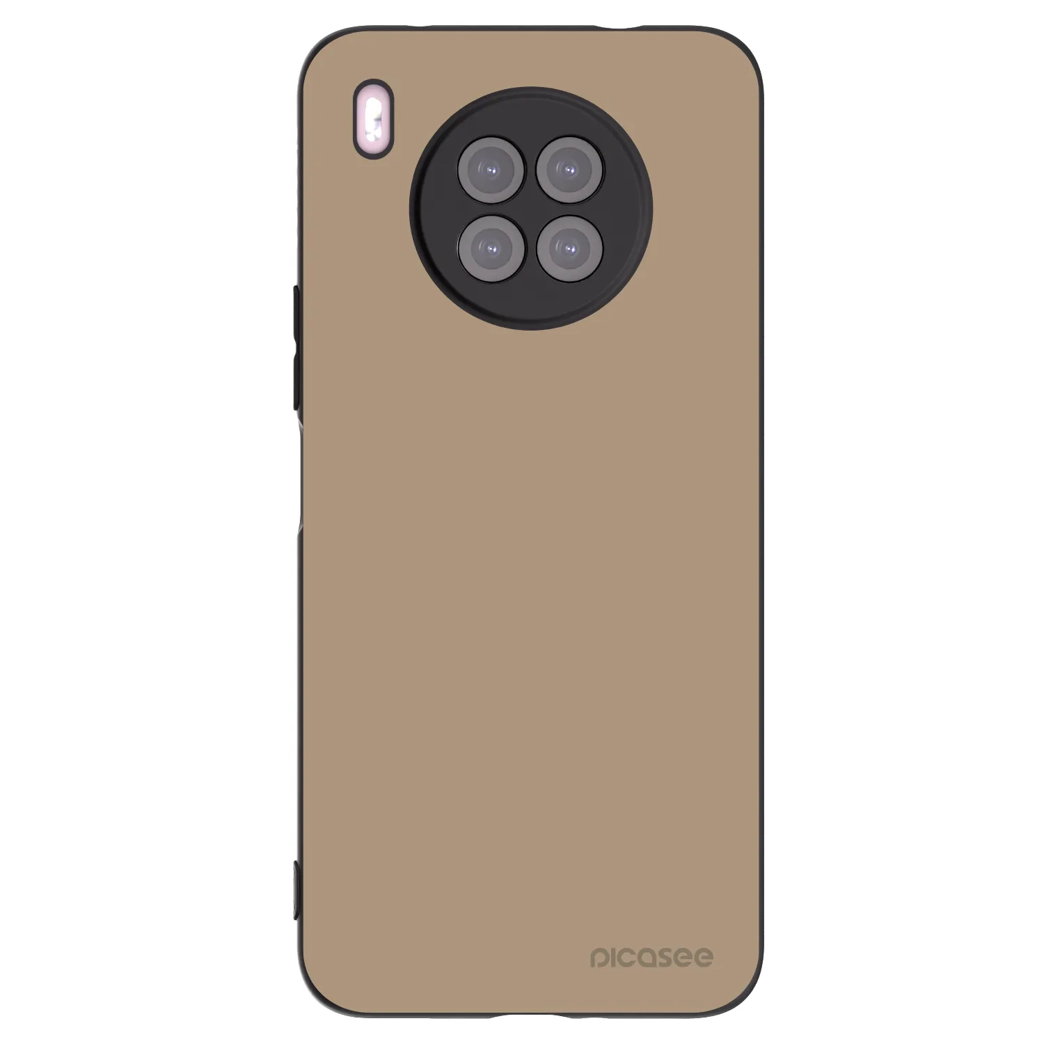 Picasee husă neagră din silicon pentru Huawei Nova 8i - Soft Sand