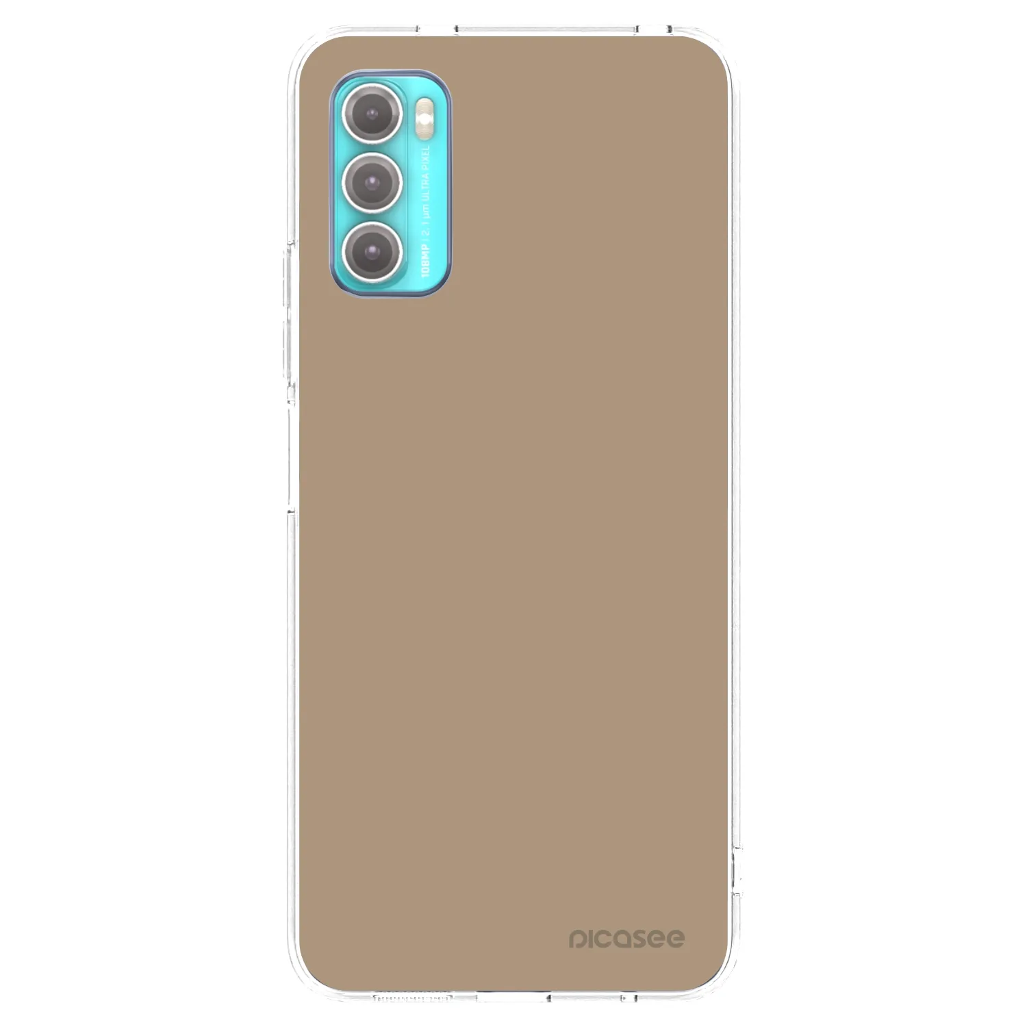 Picasee husă transparentă din silicon pentru Motorola Moto G60 - Soft Sand