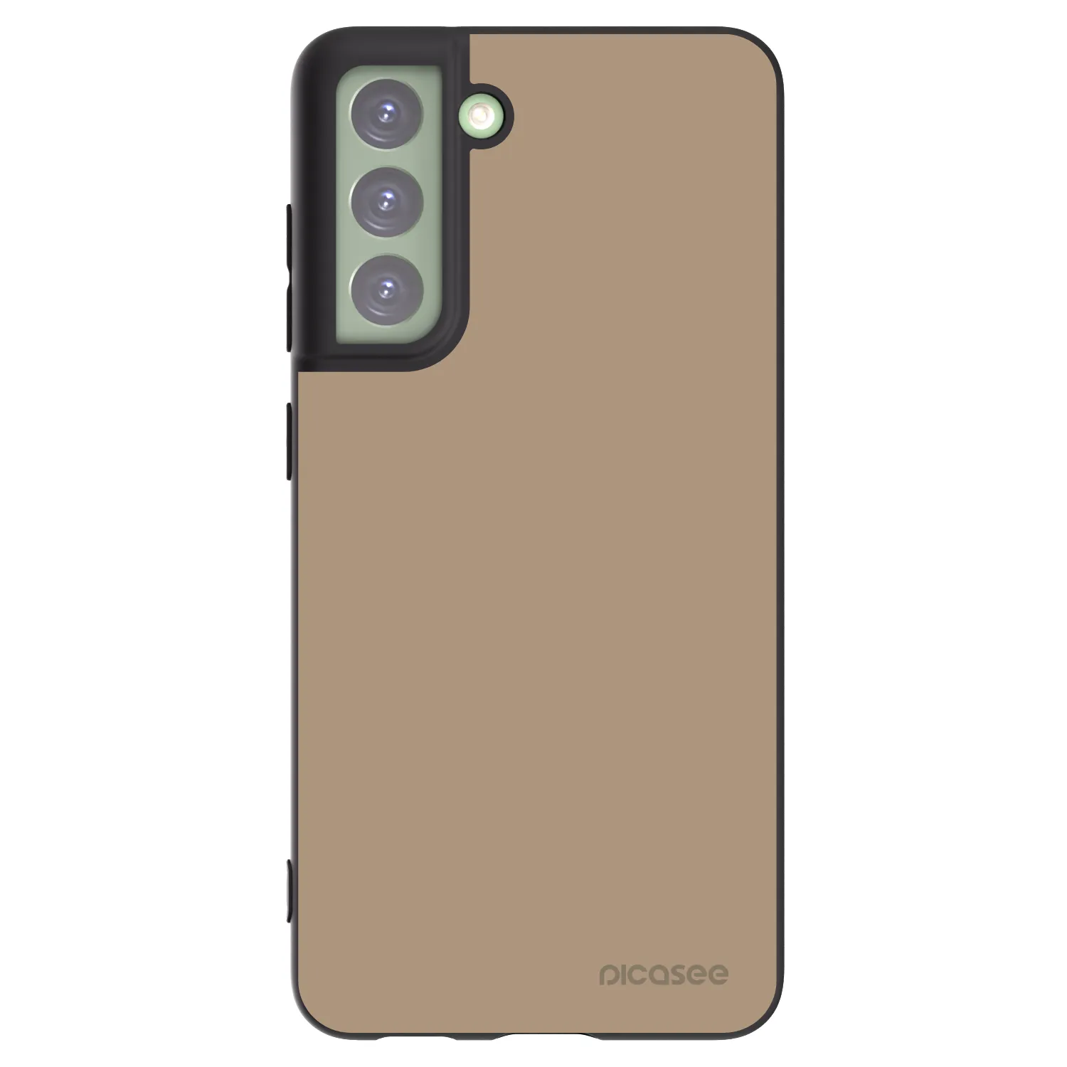 Picasee husă neagră din silicon pentru Samsung Galaxy S21 FE 5G - Soft Sand