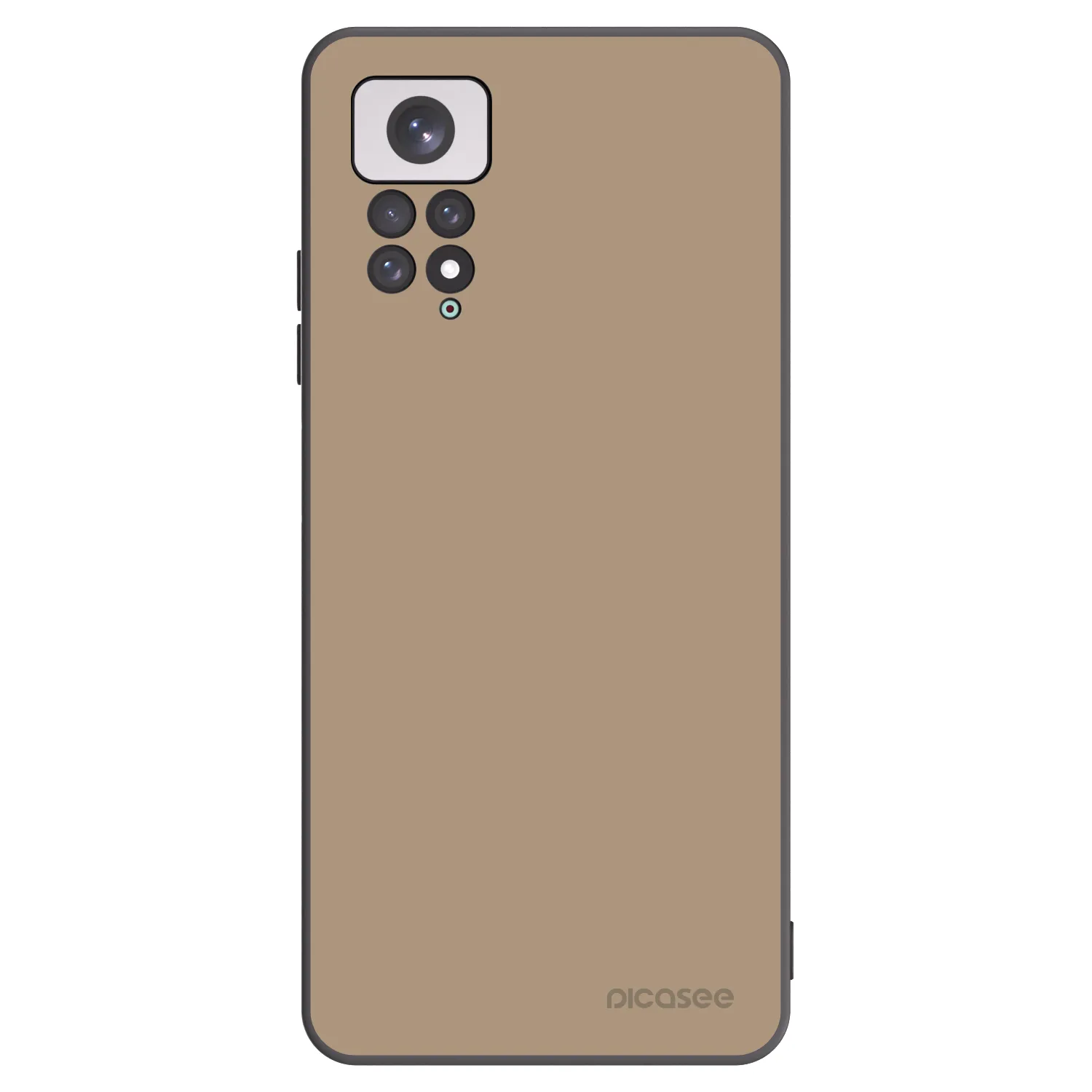 Picasee husă neagră din silicon pentru Xiaomi Redmi Note 11 - Soft Sand