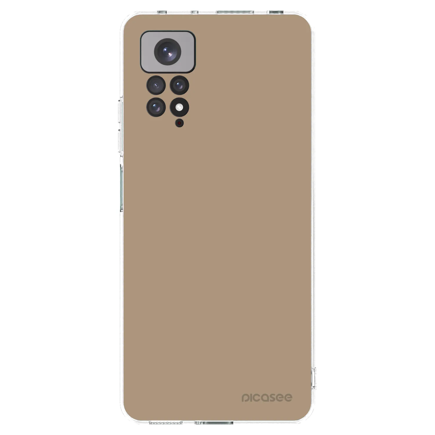 Picasee husă transparentă din silicon pentru Xiaomi Redmi Note 11 - Soft Sand