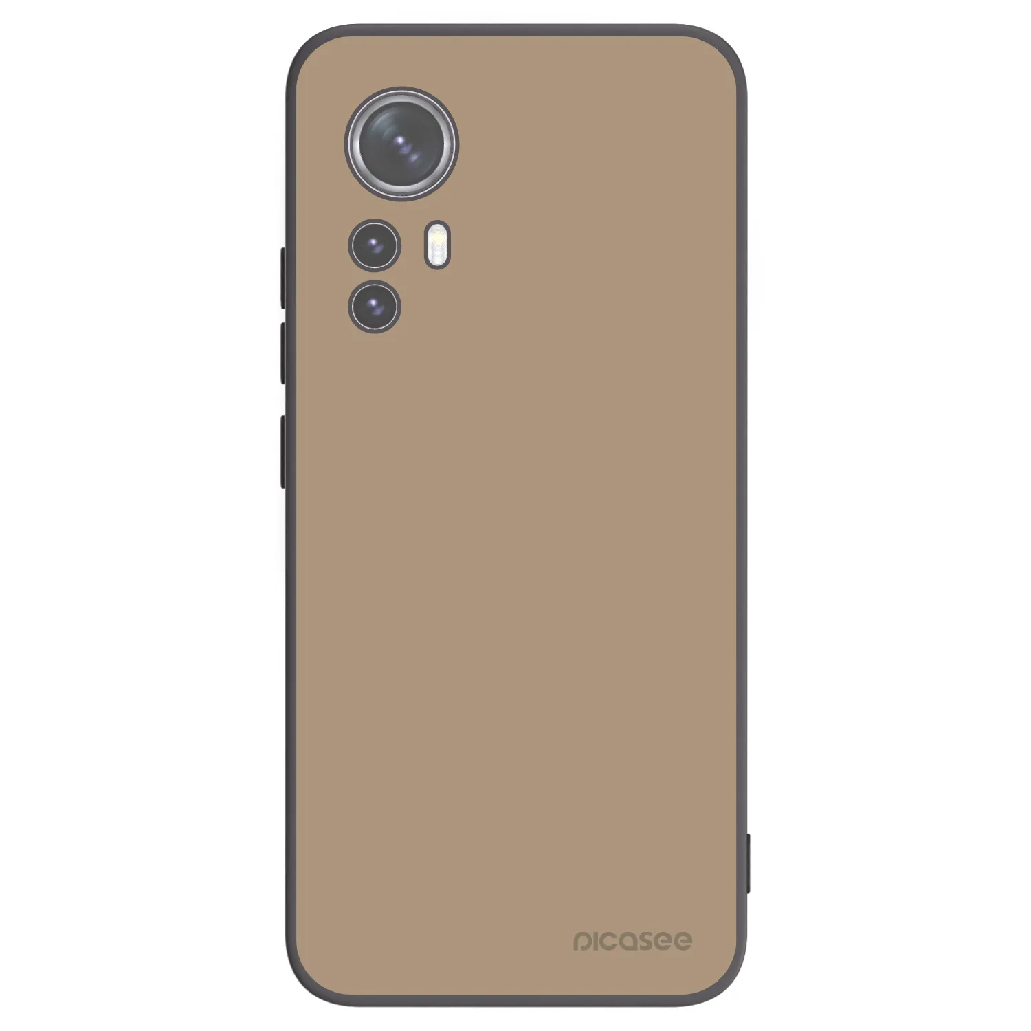 Picasee husă neagră din silicon pentru Xiaomi 12 - Soft Sand