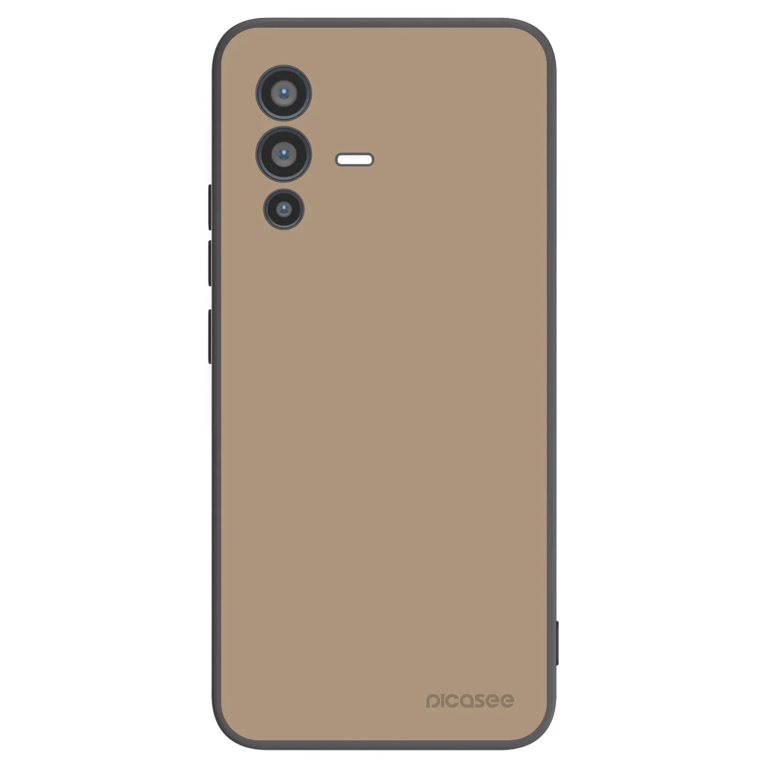 Picasee husă neagră din silicon pentru Vivo V23 5G - Soft Sand