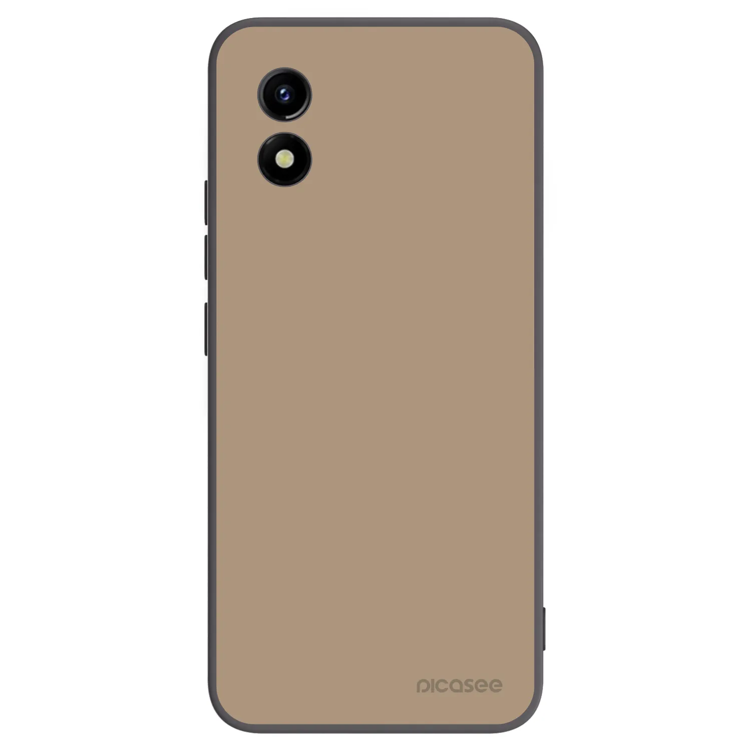 Picasee husă neagră din silicon pentru Vivo Y01 - Soft Sand