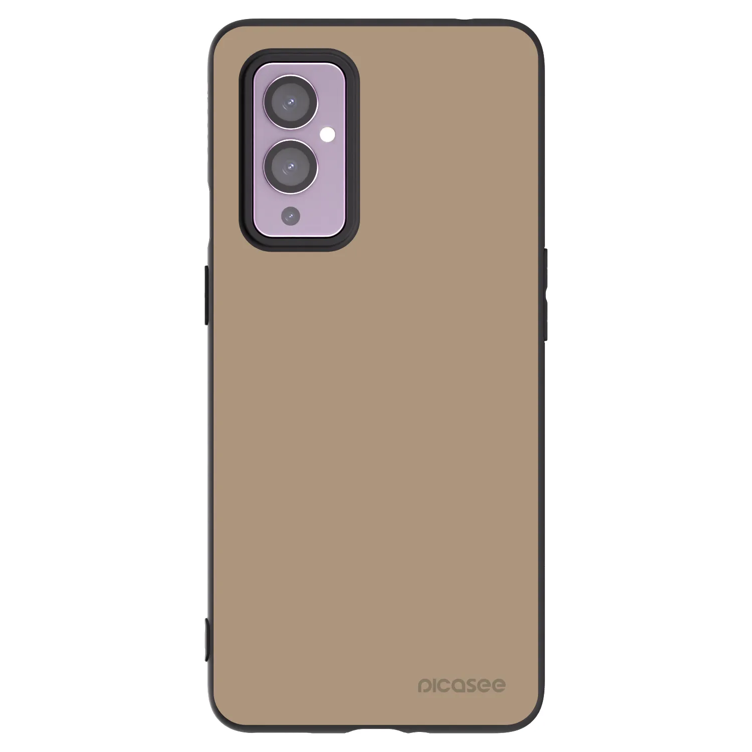 Picasee husă neagră din silicon pentru OnePlus 9 - Soft Sand