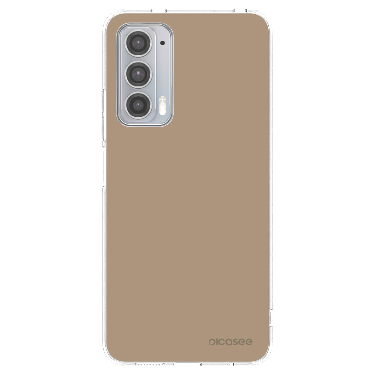 Picasee husă transparentă din silicon pentru Motorola Edge 20 - Soft Sand