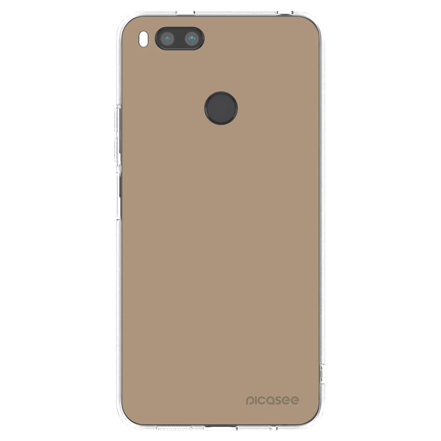 Picasee husă transparentă din silicon pentru Xiaomi Redmi A1 - Soft Sand