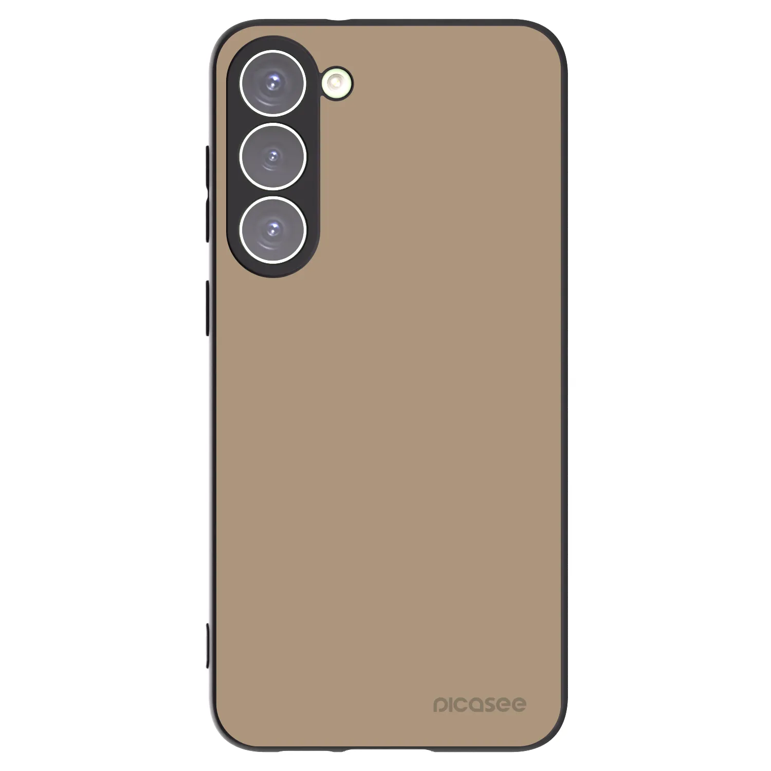Picasee husă neagră din silicon pentru Samsung Galaxy S23+ 5G - Soft Sand