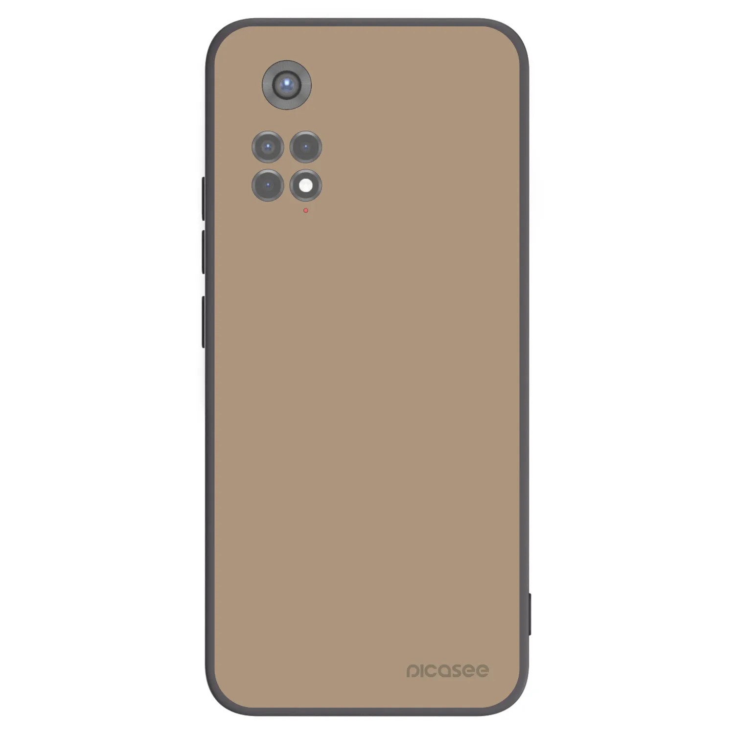 Picasee husă neagră din silicon pentru Xiaomi Redmi Note 11S 5G - Soft Sand