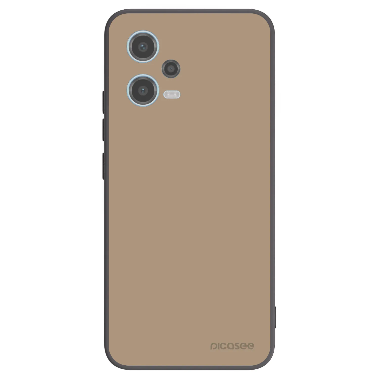 Picasee husă neagră din silicon pentru Xiaomi Redmi Note 12 5G - Soft Sand
