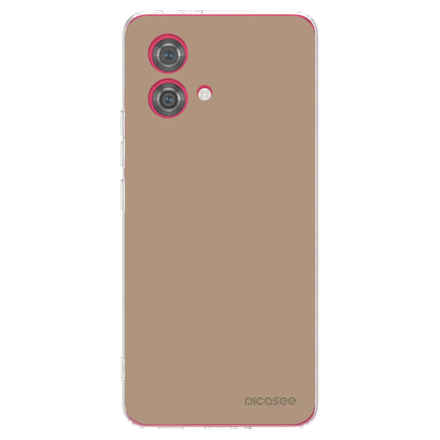 Picasee husă transparentă din silicon pentru Motorola Moto G84 5G - Soft Sand