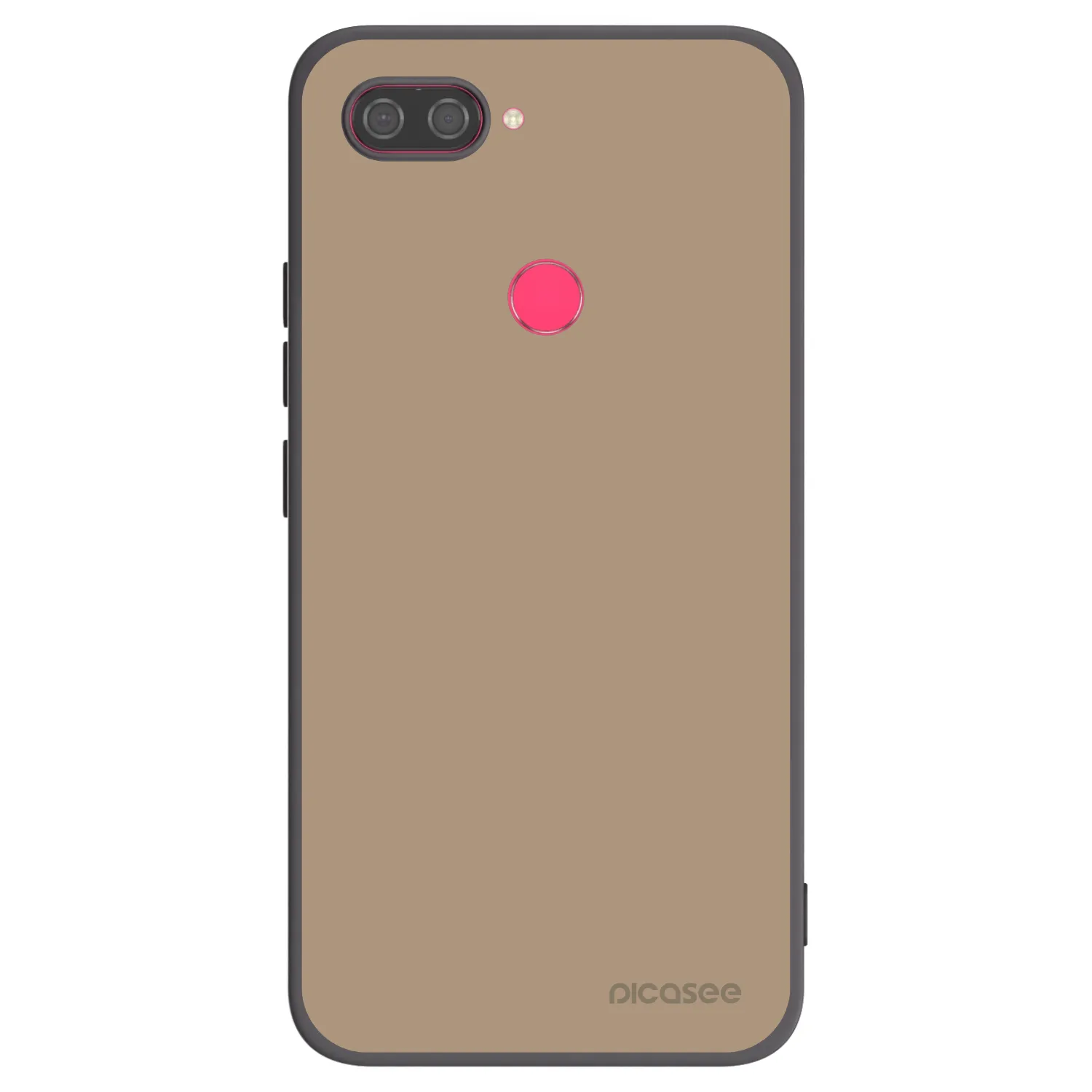 Picasee husă neagră din silicon pentru Xiaomi Mi 8 Lite - Soft Sand