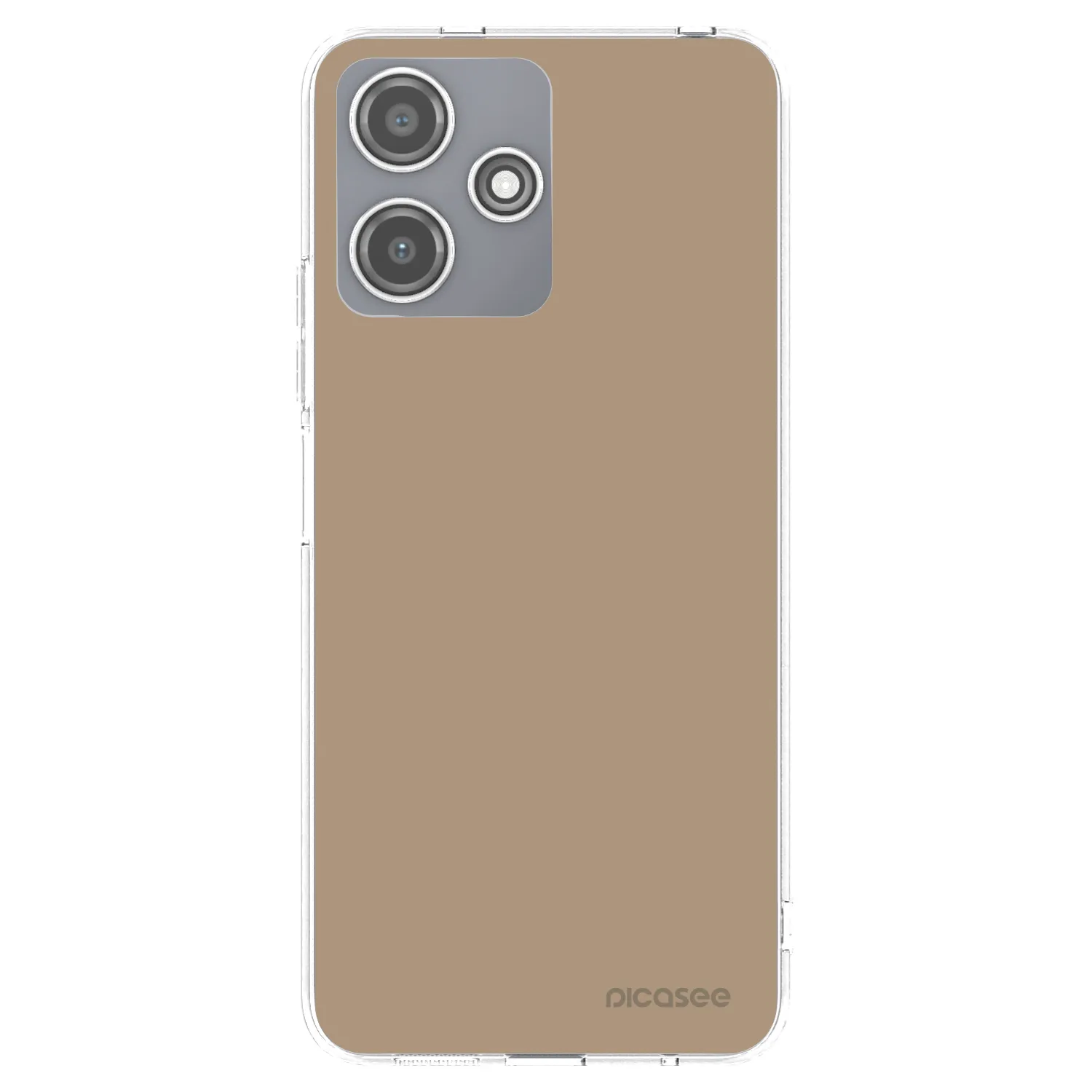 Picasee husă transparentă din silicon pentru Xiaomi Redmi 12 5G - Soft Sand