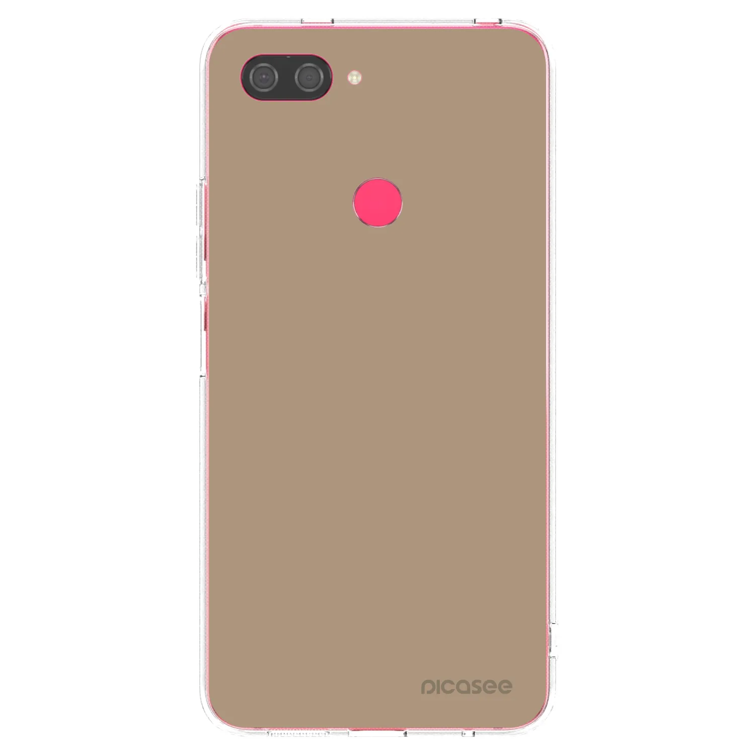 Picasee husă transparentă din silicon pentru Xiaomi Mi 8 Lite - Soft Sand