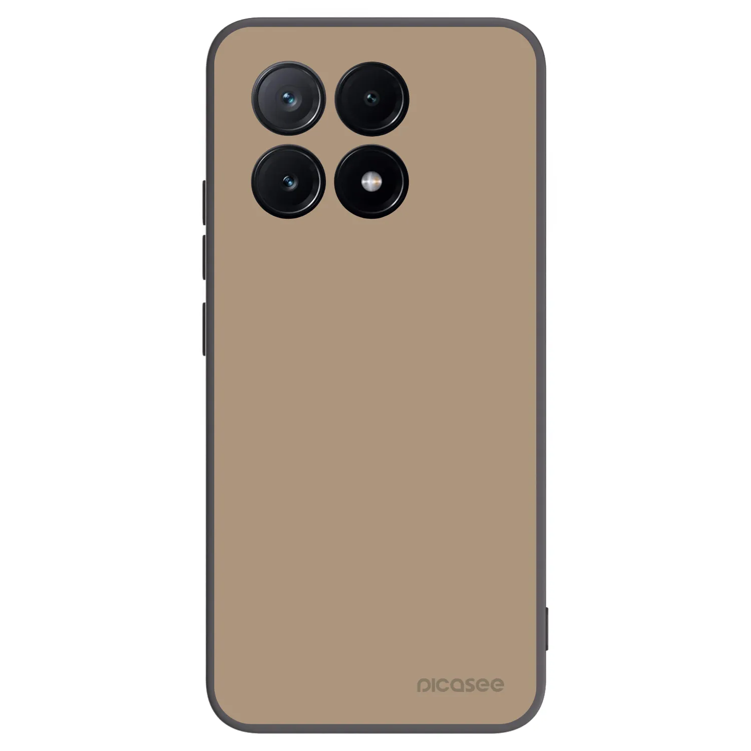 Picasee husă neagră din silicon pentru Xiaomi Poco X6 Pro - Soft Sand