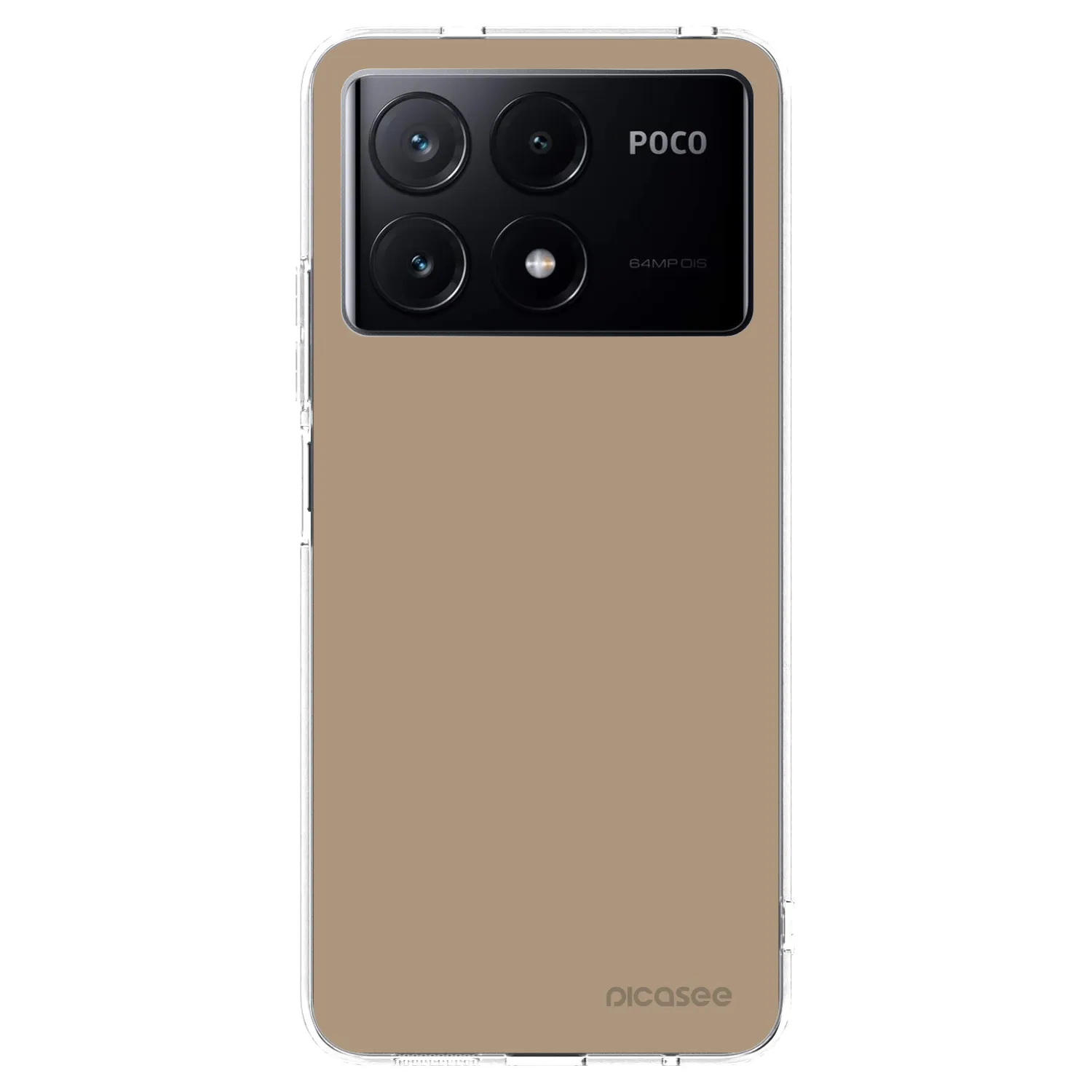 Picasee husă transparentă din silicon pentru Xiaomi Poco X6 Pro - Soft Sand