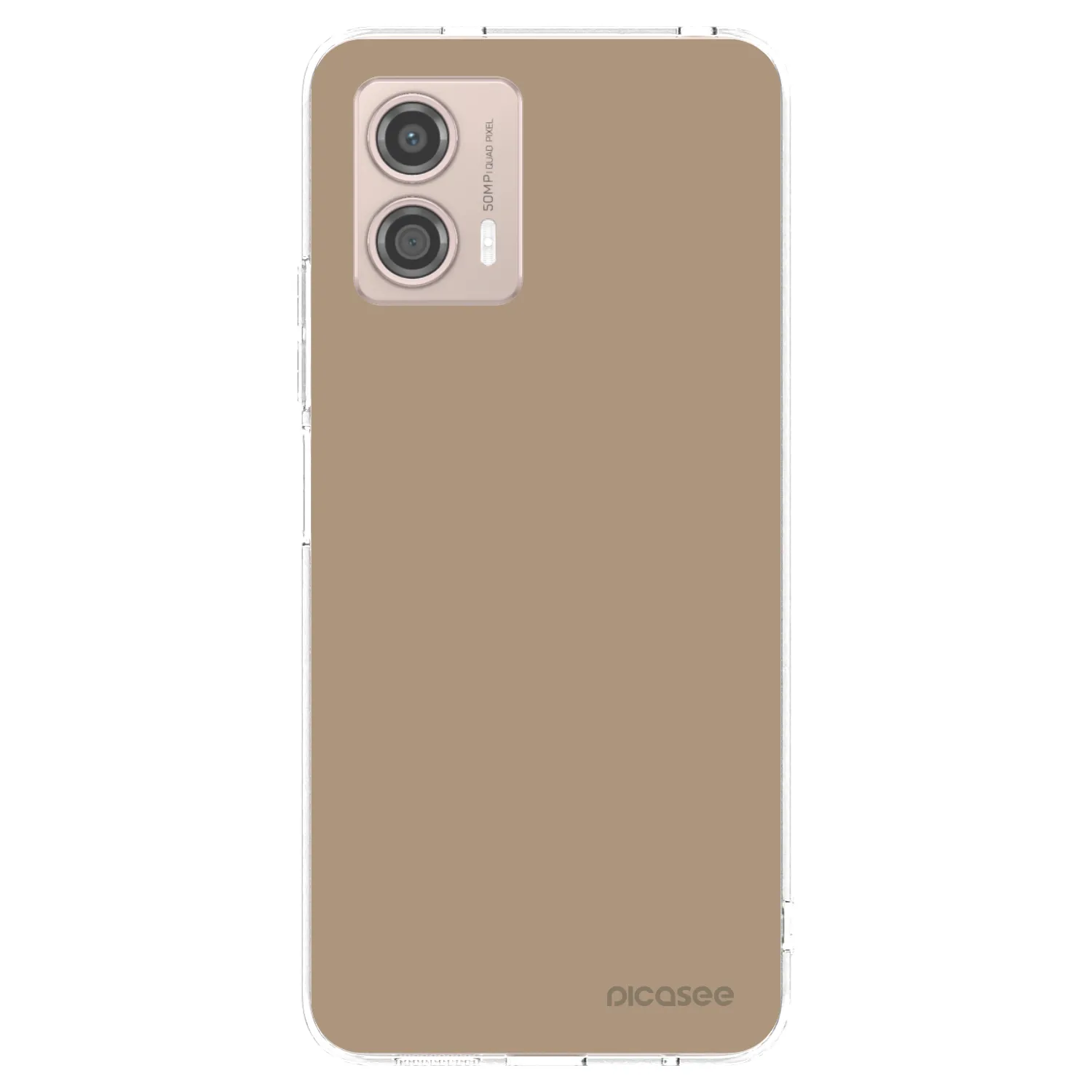 Picasee husă transparentă din silicon pentru Motorola Moto G53 5G - Soft Sand