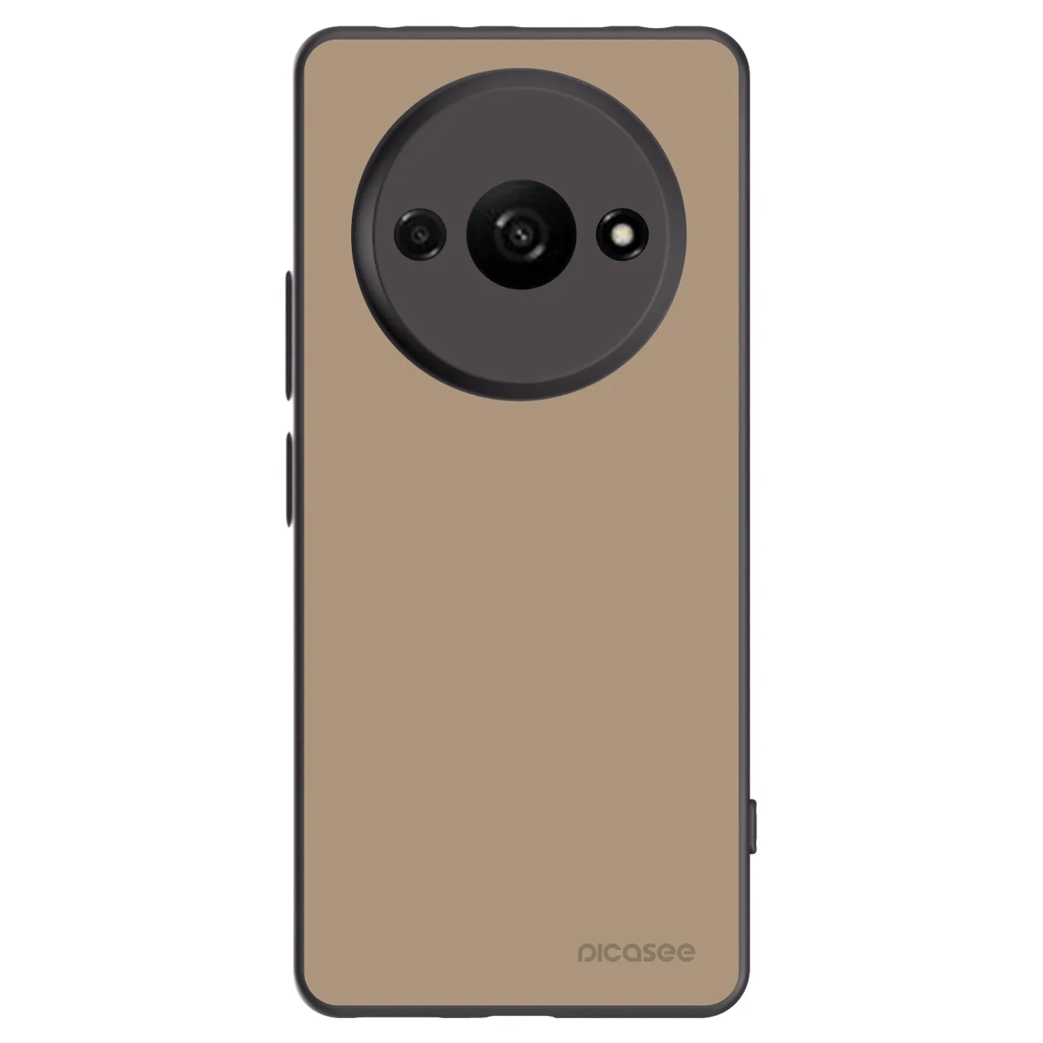 Picasee husă neagră din silicon pentru Xiaomi Redmi A3 - Soft Sand