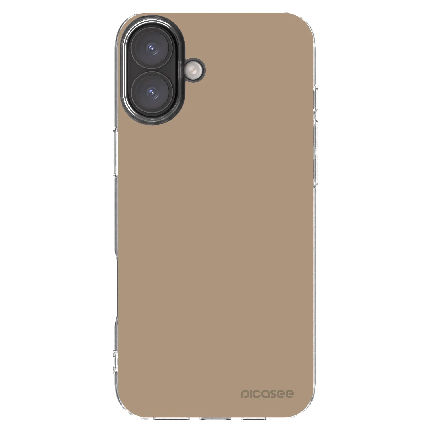 Picasee husă transparentă din silicon pentru Apple iPhone 16 Plus - Soft Sand