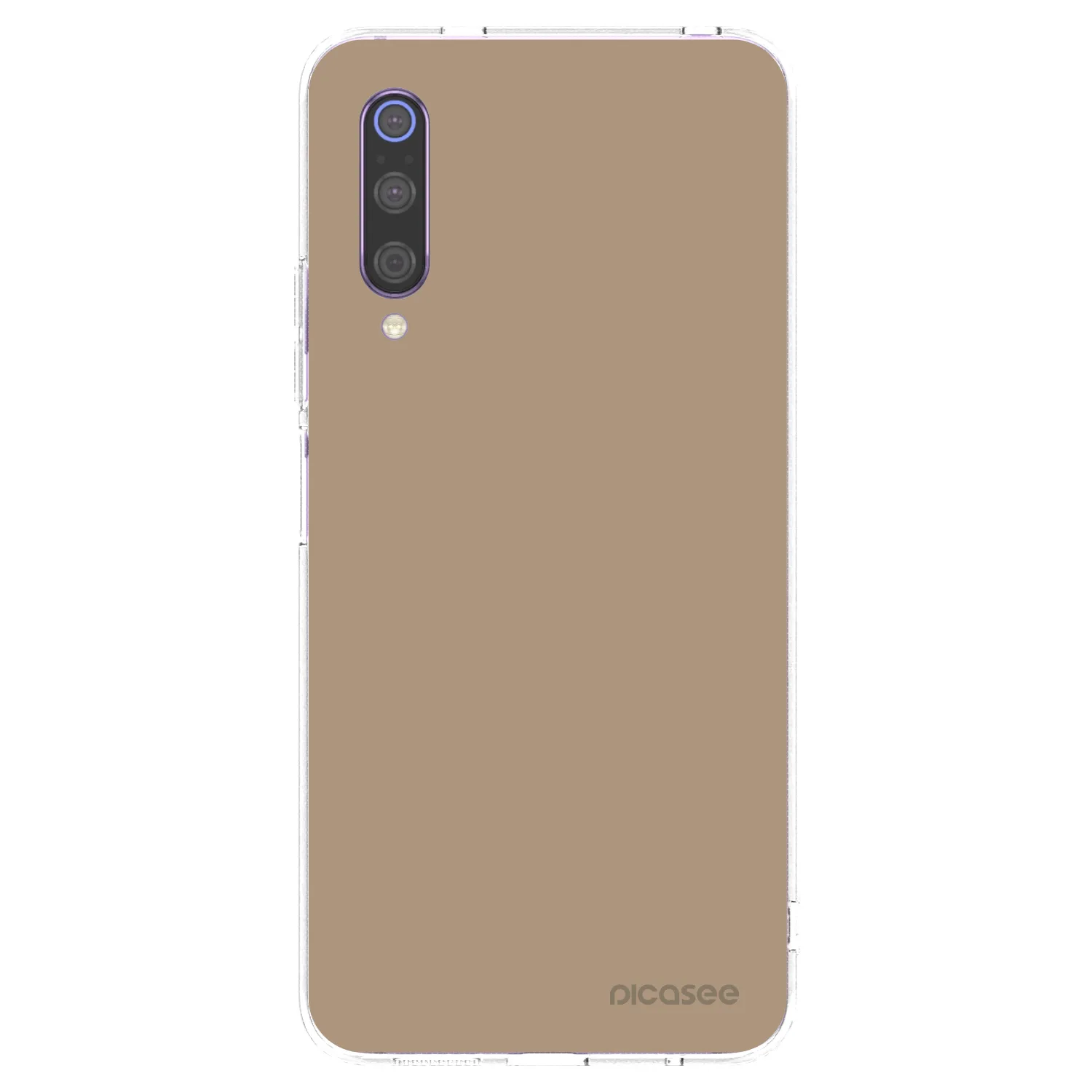 Picasee husă transparentă din silicon pentru Xiaomi Mi 9 - Soft Sand