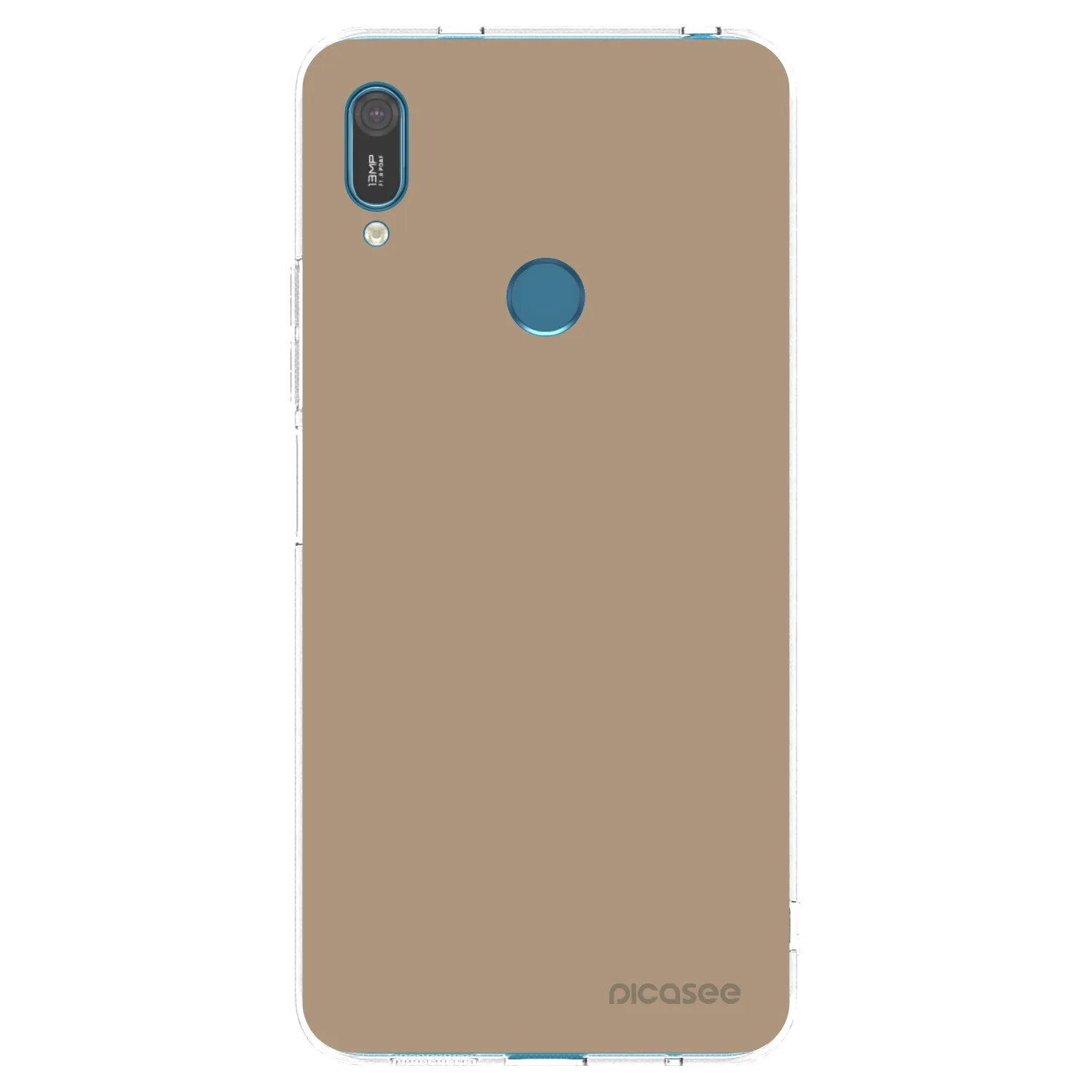 Picasee husă transparentă din silicon pentru Huawei Y7 2019 - Soft Sand
