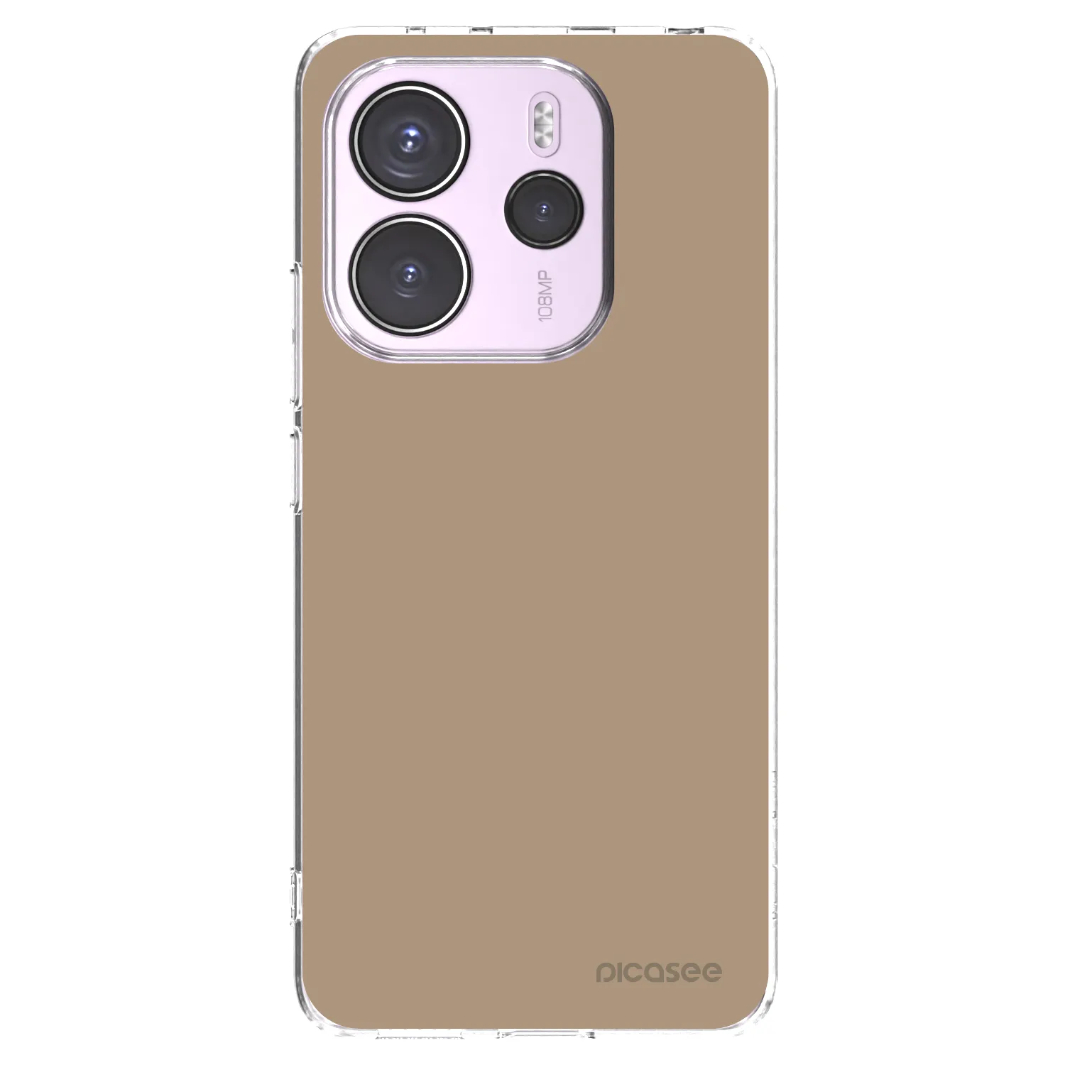 Picasee husă transparentă din silicon pentru Xiaomi Redmi Note 14 4G - Soft Sand