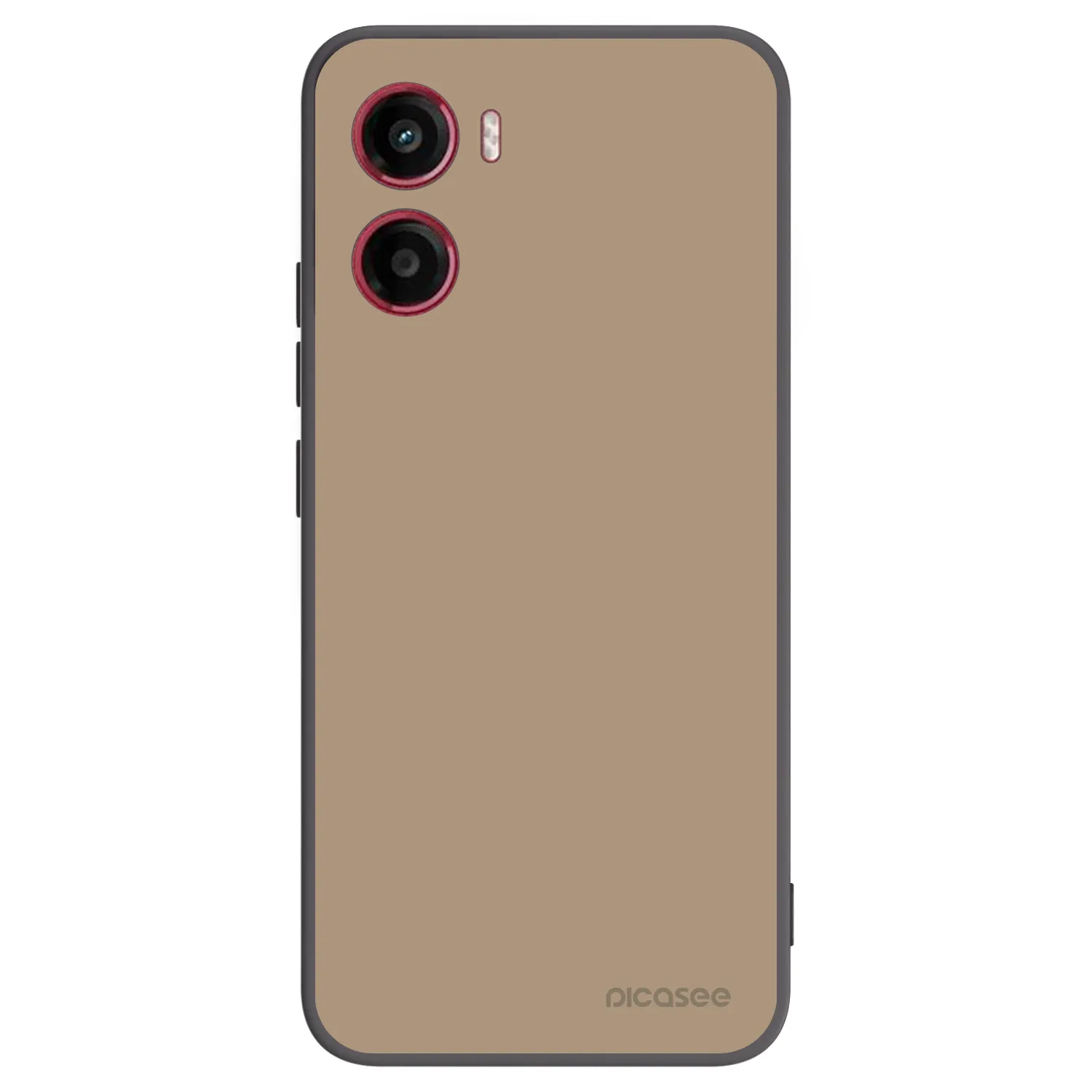 Picasee husă neagră din silicon pentru Motorola Moto G05 - Soft Sand