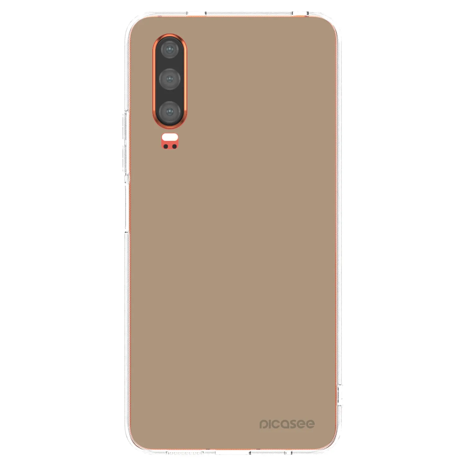 Picasee husă transparentă din silicon pentru Huawei P30 - Soft Sand