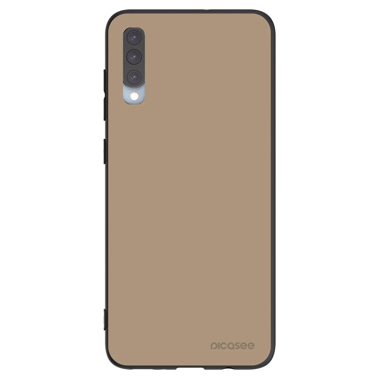 Picasee husă neagră din silicon pentru Samsung Galaxy A70 A705F - Soft Sand