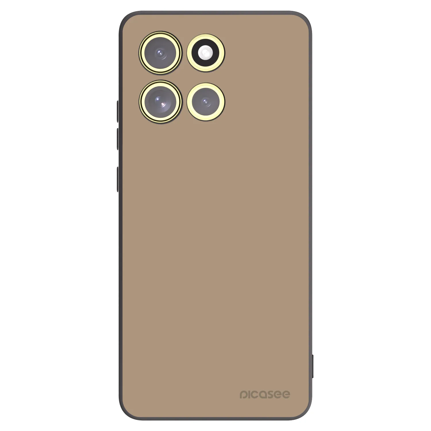 Picasee husă neagră din silicon pentru Motorola Moto G86 5G - Soft Sand