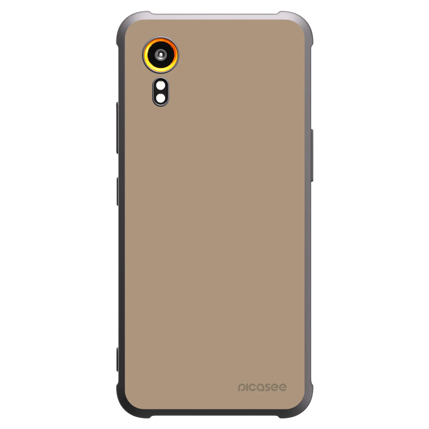 Picasee husă neagră din silicon pentru Samsung Galaxy Xcover 7 - Soft Sand