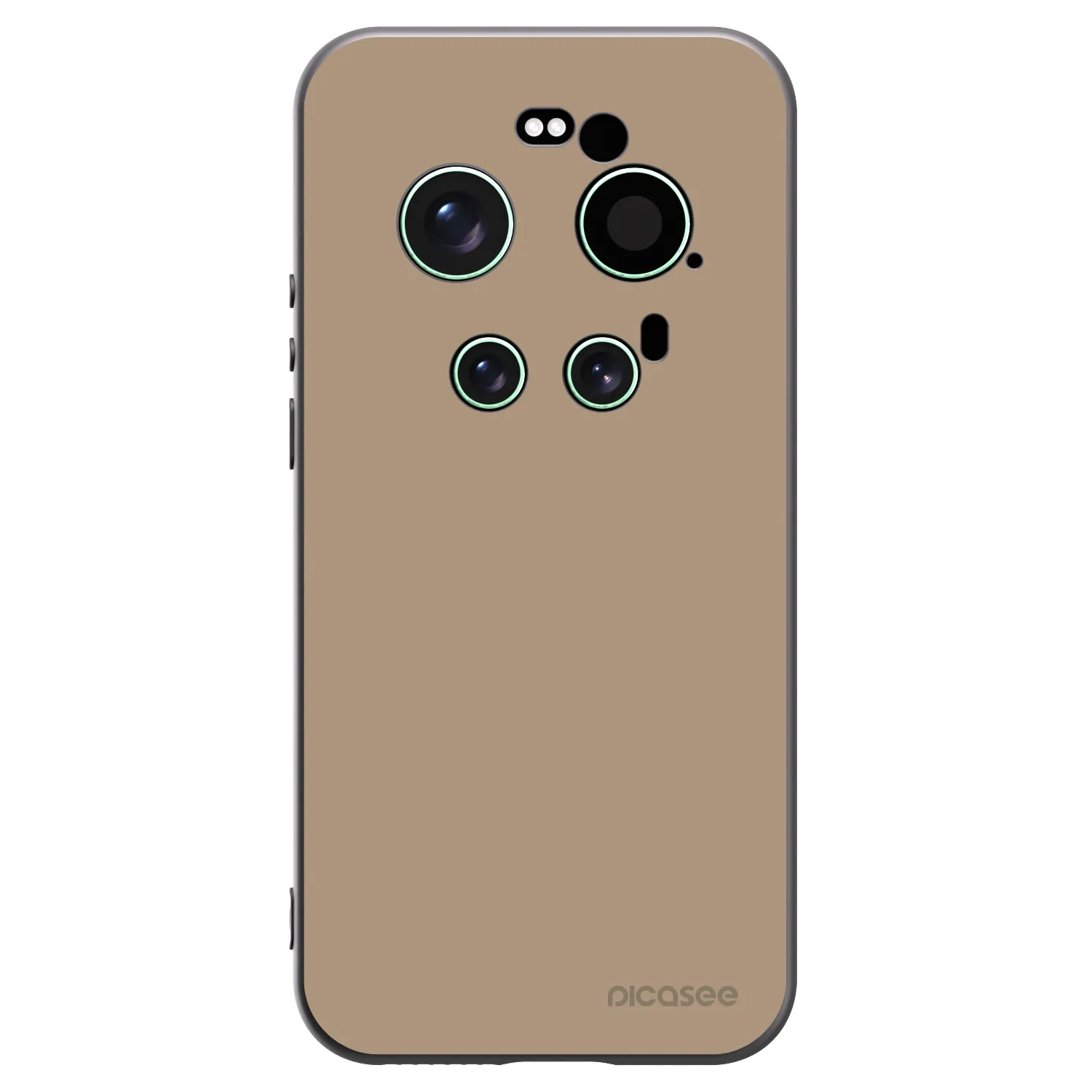 Picasee husă neagră din silicon pentru Xiaomi 17 Ultra - Soft Sand