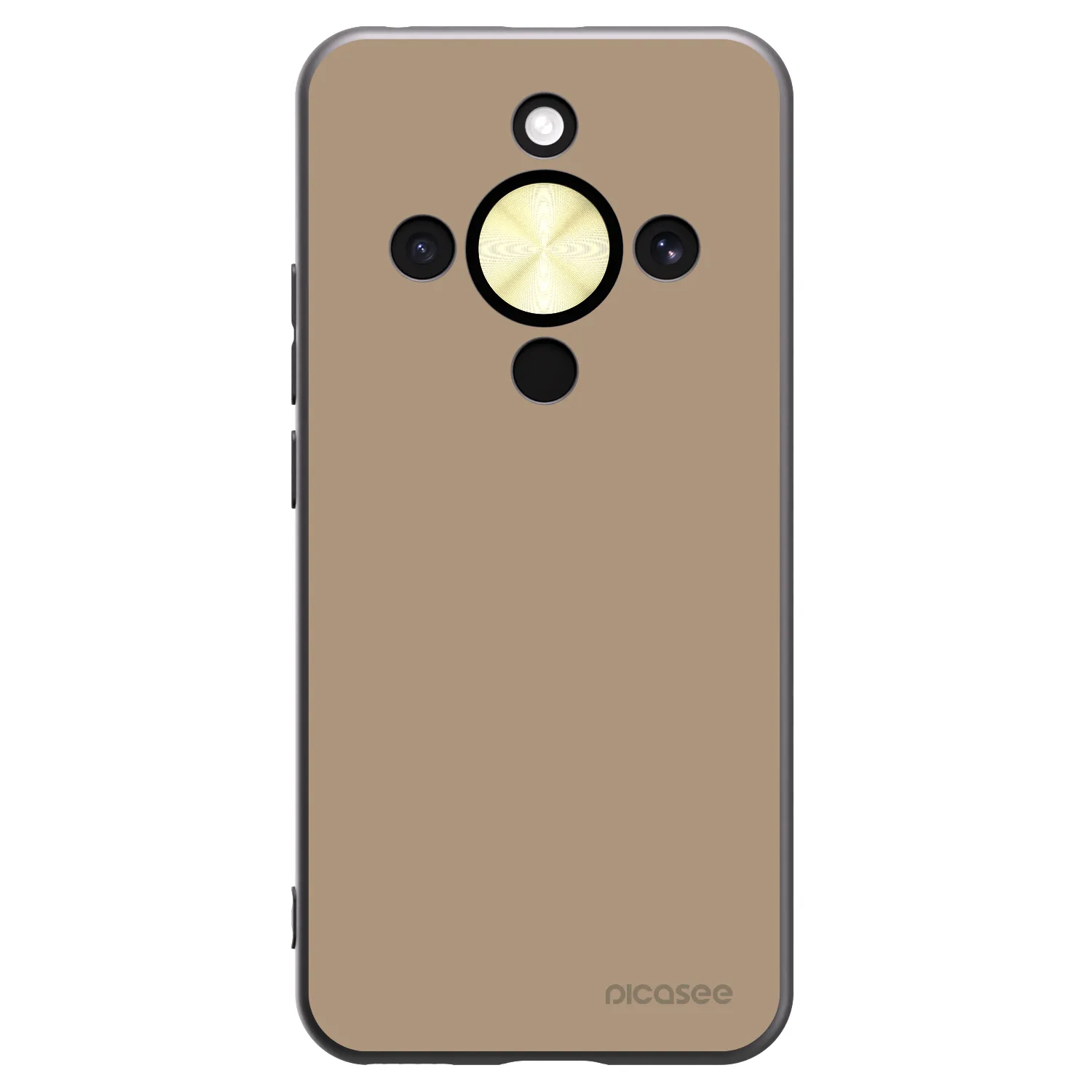 Picasee husă neagră din silicon pentru Honor Magic8 Lite 5G - Soft Sand