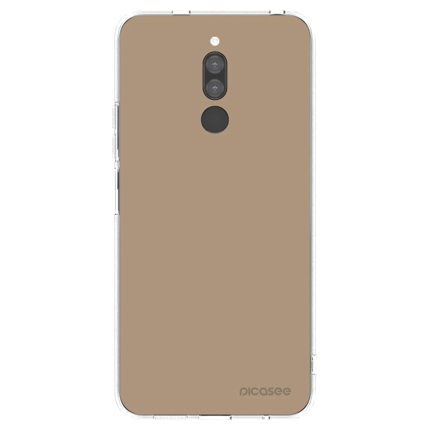 Picasee husă transparentă din silicon pentru Xiaomi Redmi 8 - Soft Sand