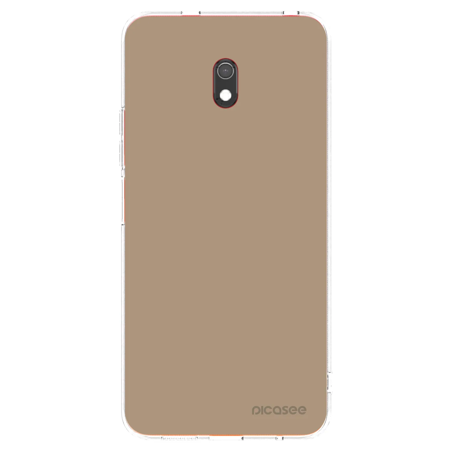 Picasee husă transparentă din silicon pentru Xiaomi Redmi 8A - Soft Sand