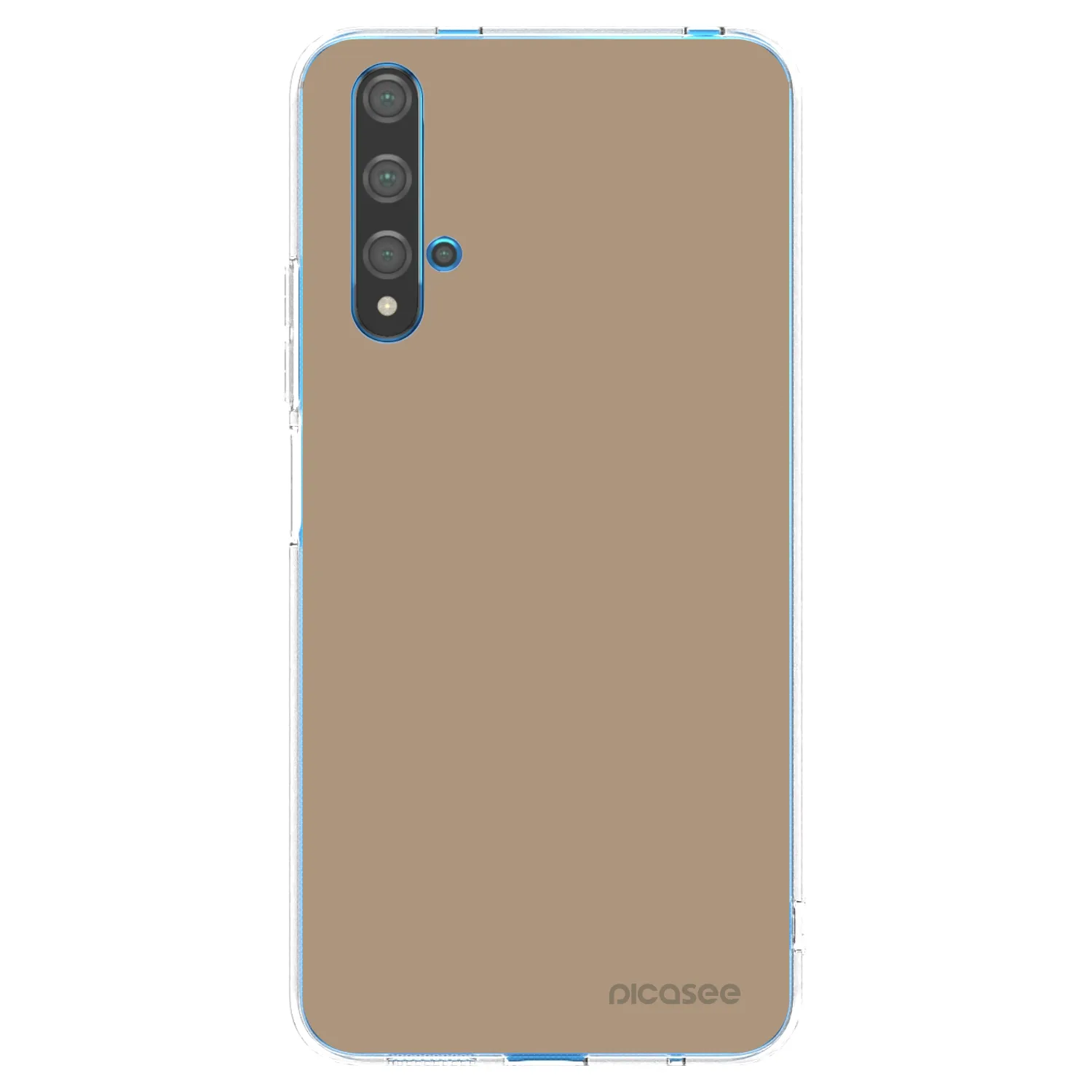 Picasee husă transparentă din silicon pentru Huawei Nova 5T - Soft Sand