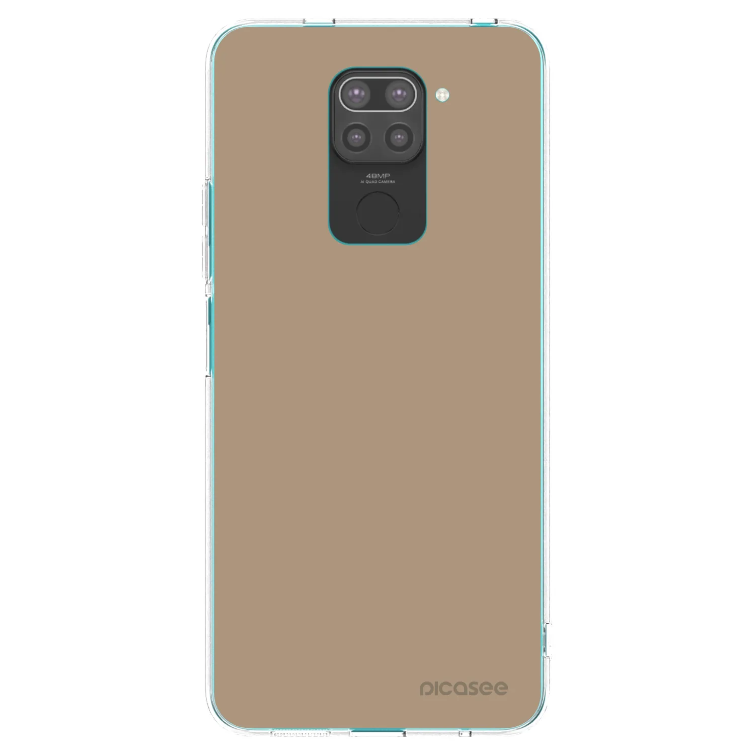 Picasee husă neagră din silicon pentru Xiaomi Redmi Note 9 - Soft Sand