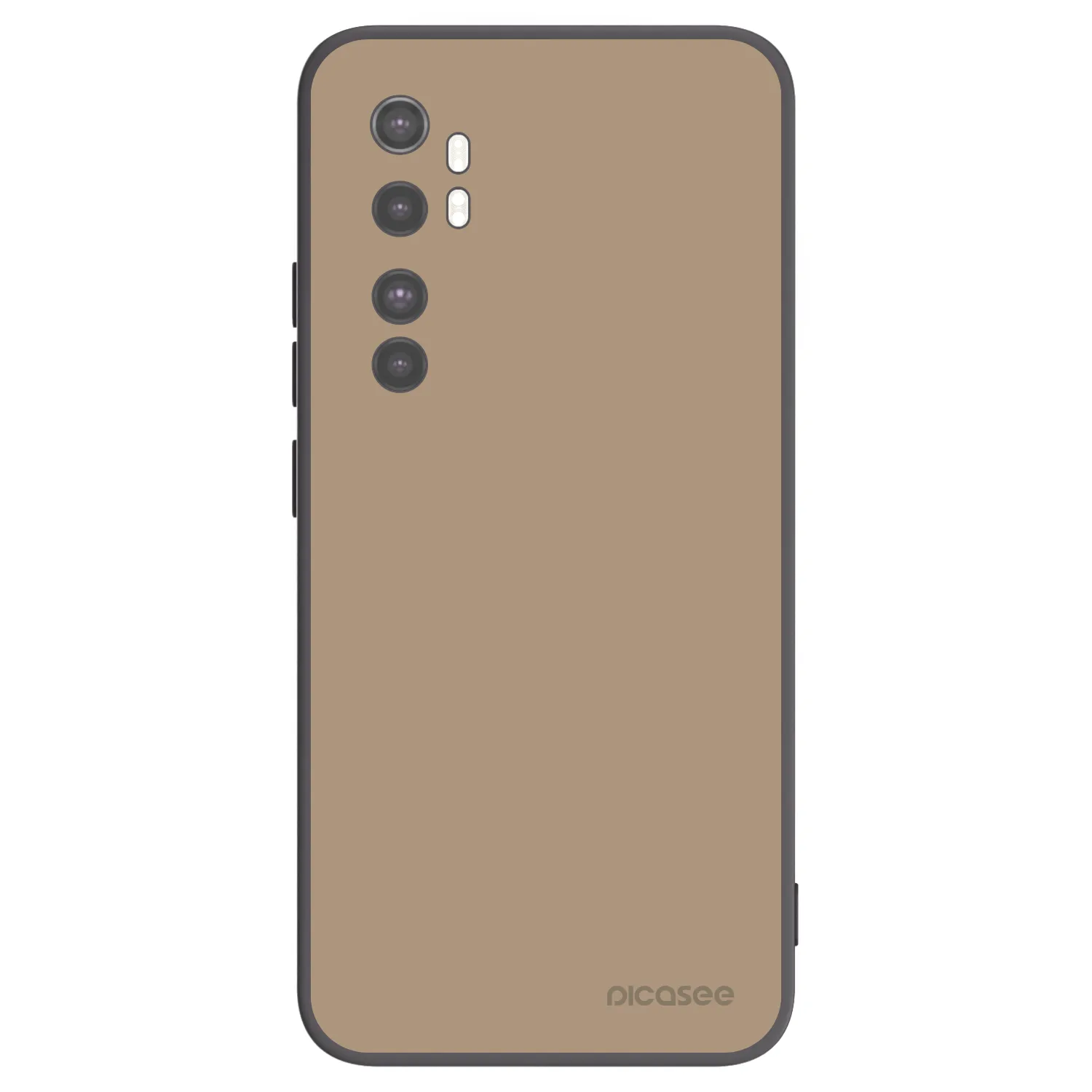 Picasee husă neagră din silicon pentru Xiaomi Mi Note 10 Lite - Soft Sand