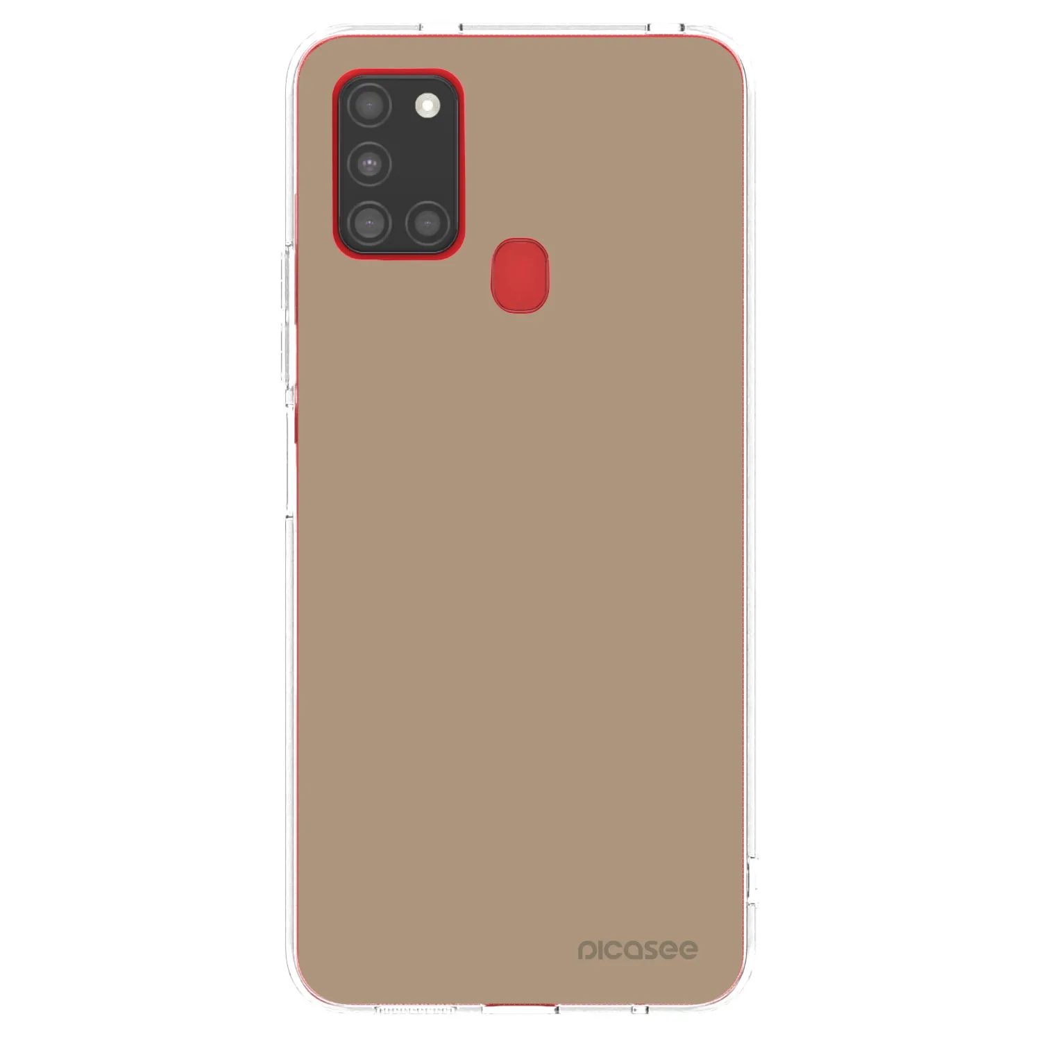 Picasee husă transparentă din silicon pentru Samsung Galaxy A21s - Soft Sand