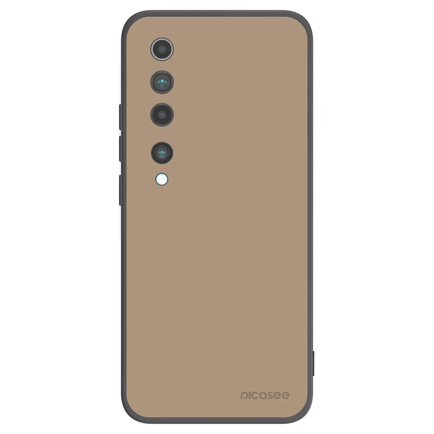 Picasee husă neagră din silicon pentru Xiaomi Mi 10 - Soft Sand