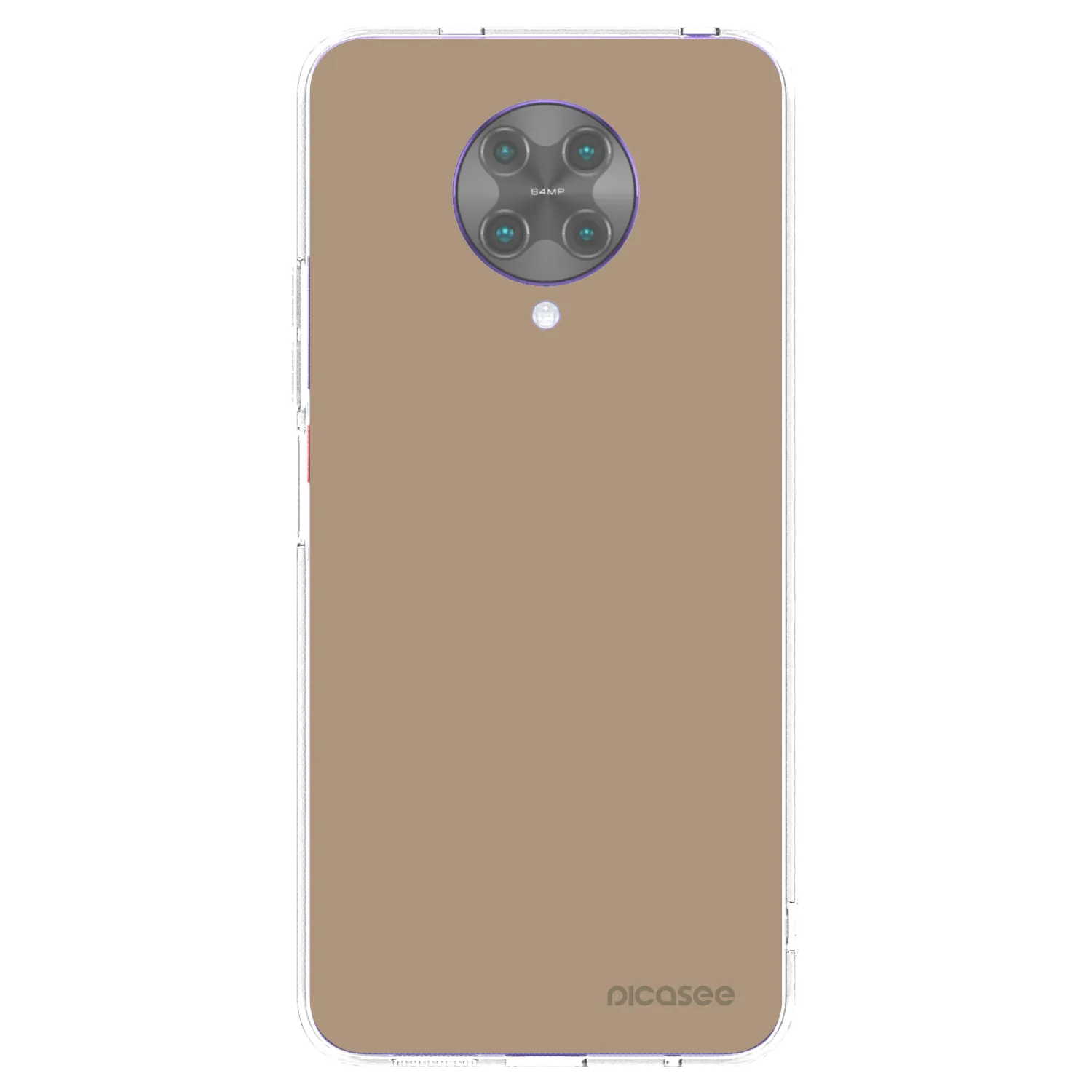 Picasee husă transparentă din silicon pentru Xiaomi Poco F2 Pro - Soft Sand