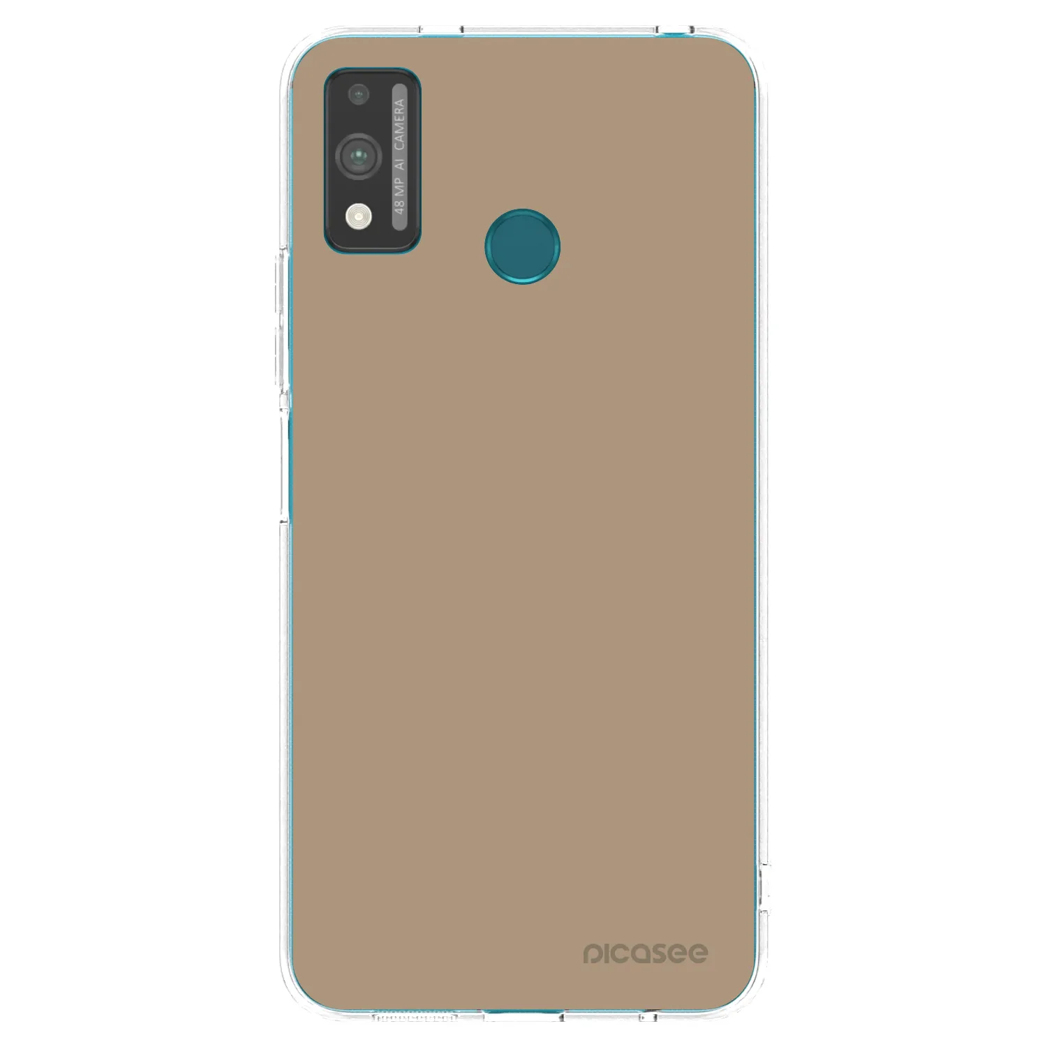 Picasee husă transparentă din silicon pentru Honor 9X Lite - Soft Sand